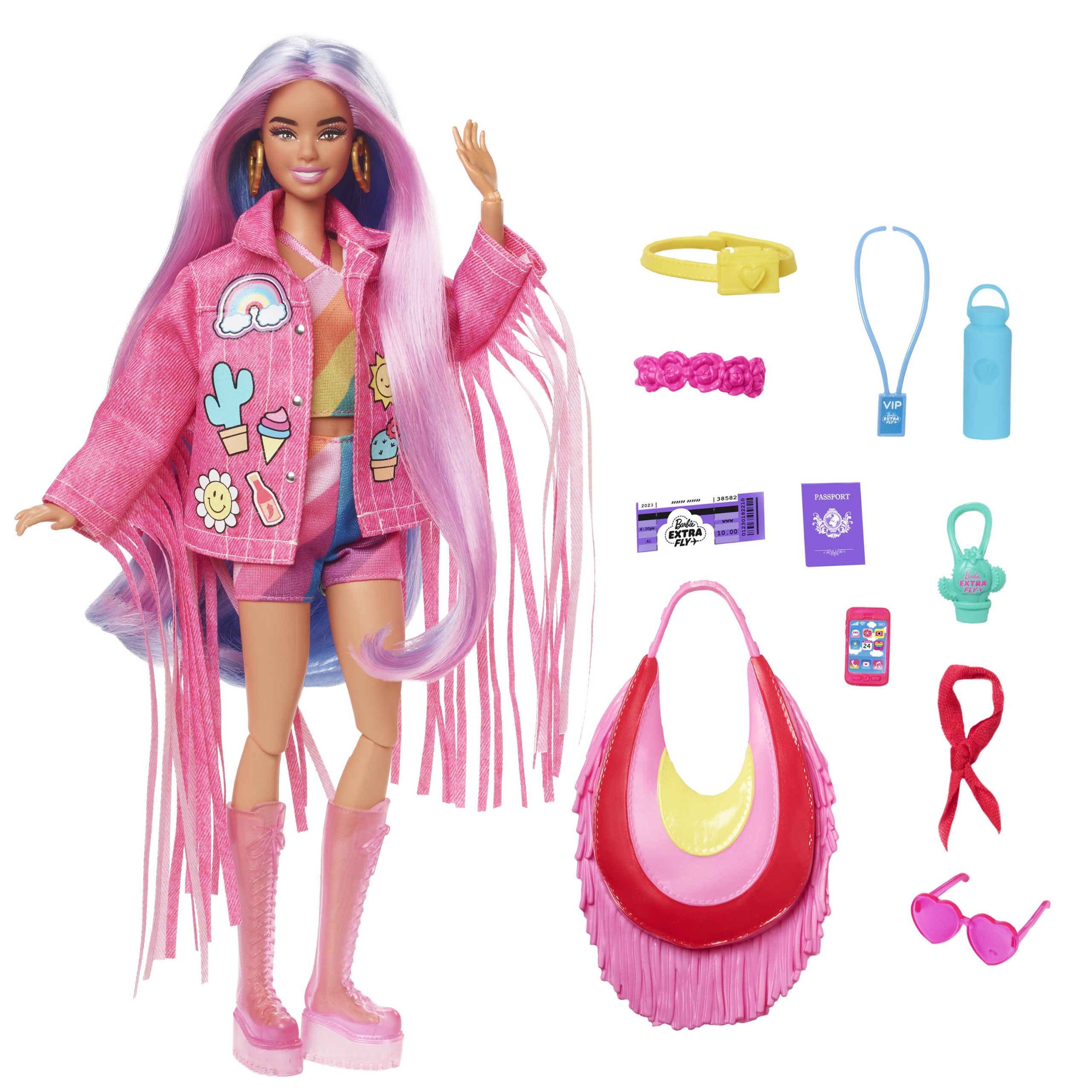 Barbie - Teminė lėlė Barbie Extra Fly – dykuma, HPB15 - Image 4