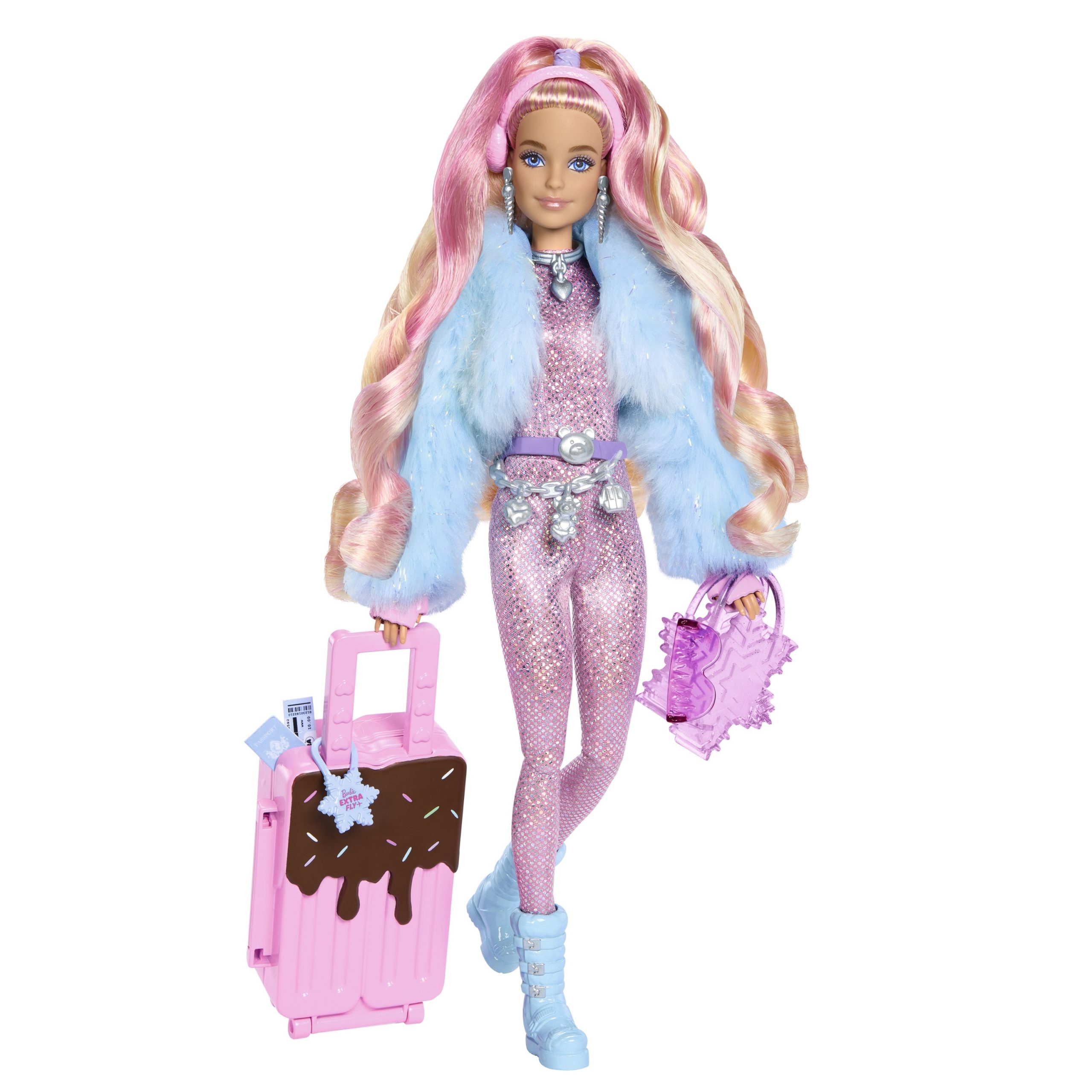 Barbie - Teminė lėlė Barbie Extra Fly – sniegas, HPB16