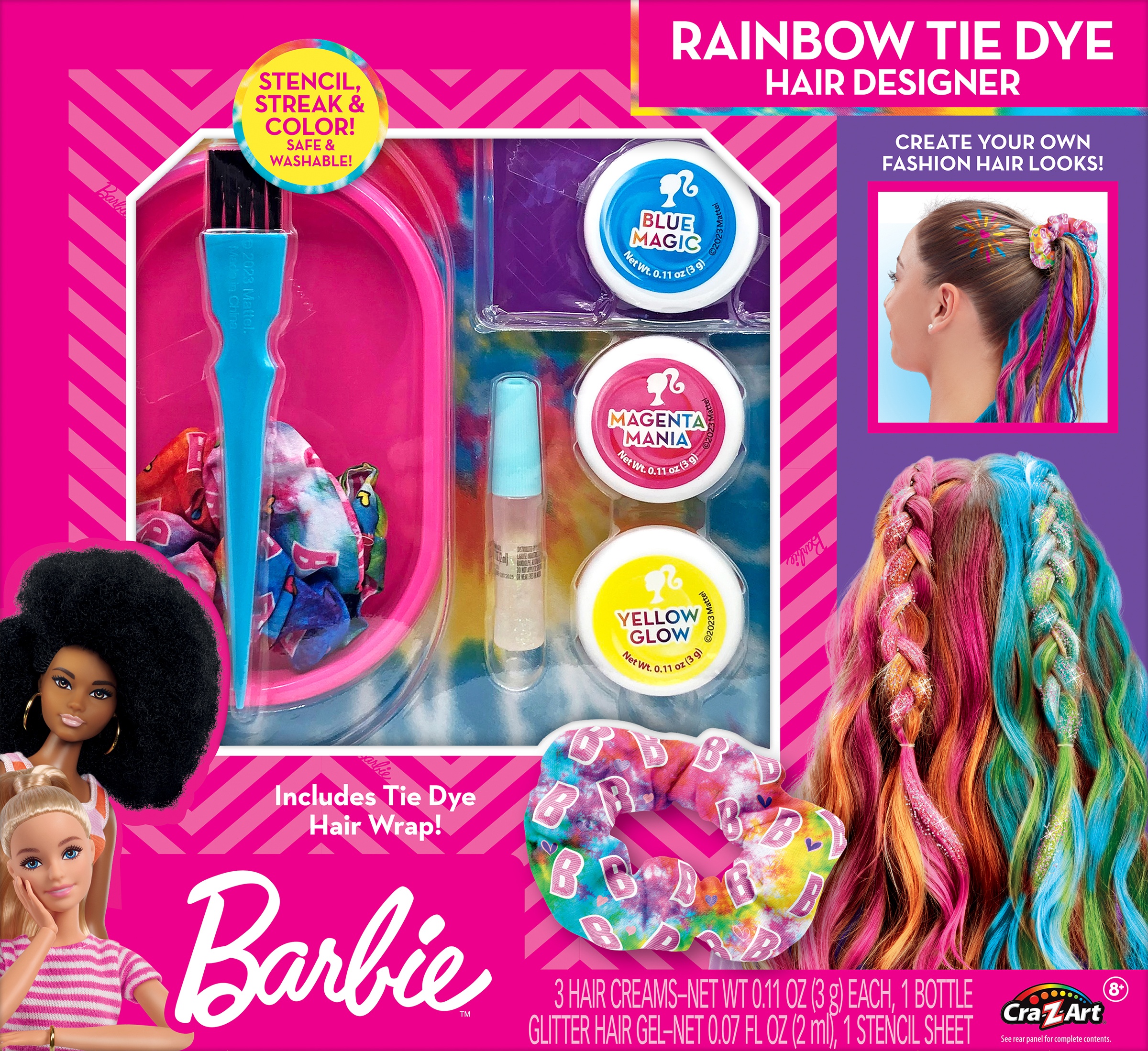 Barbie - Kūrybinis rinkinys „Plaukų stilistas“, Cra-Z-Art - Image 2