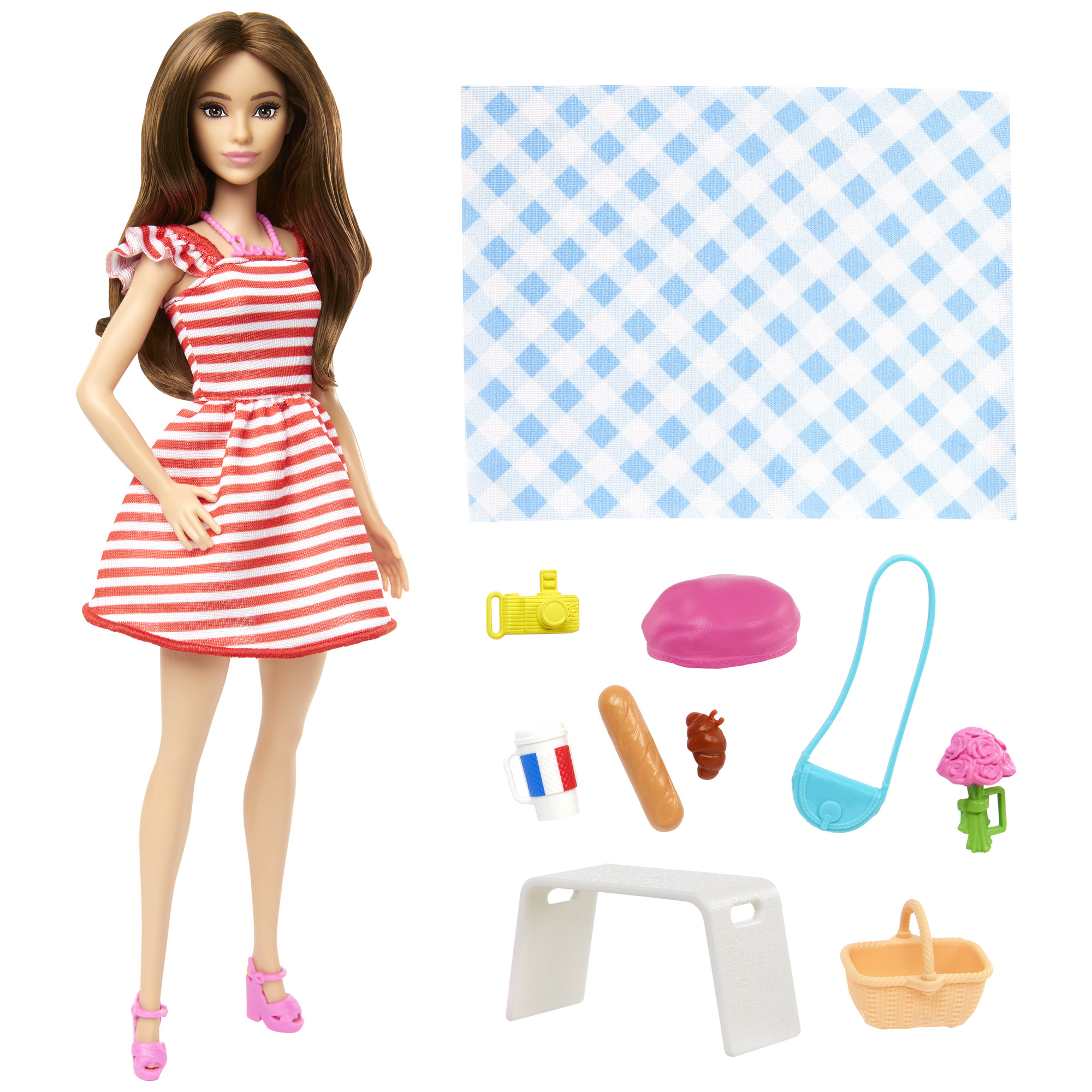 Barbie - Lėlė keliautoja - Paryžius, HWH99 - Image 3
