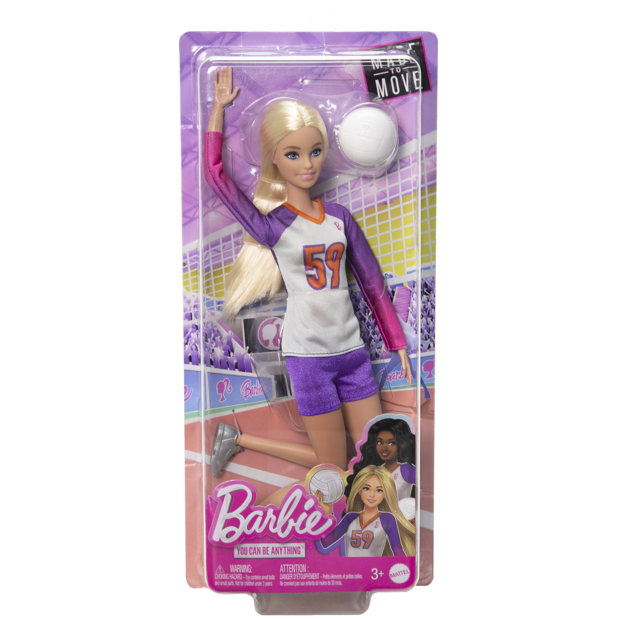 Barbie - Lėlė tinklininkė, HKT72 - Image 6