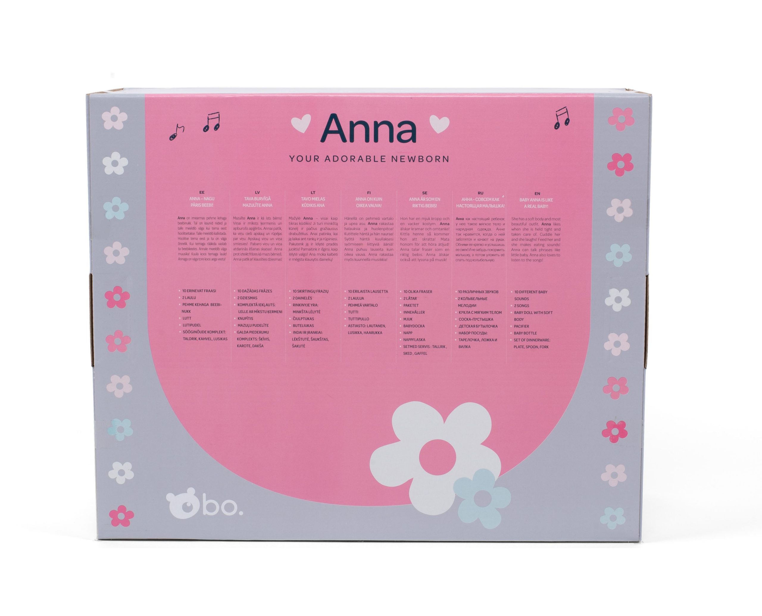 Bo. - Interaktyvi lėlytė-naujagimis Anna - 42 cm - Image 11