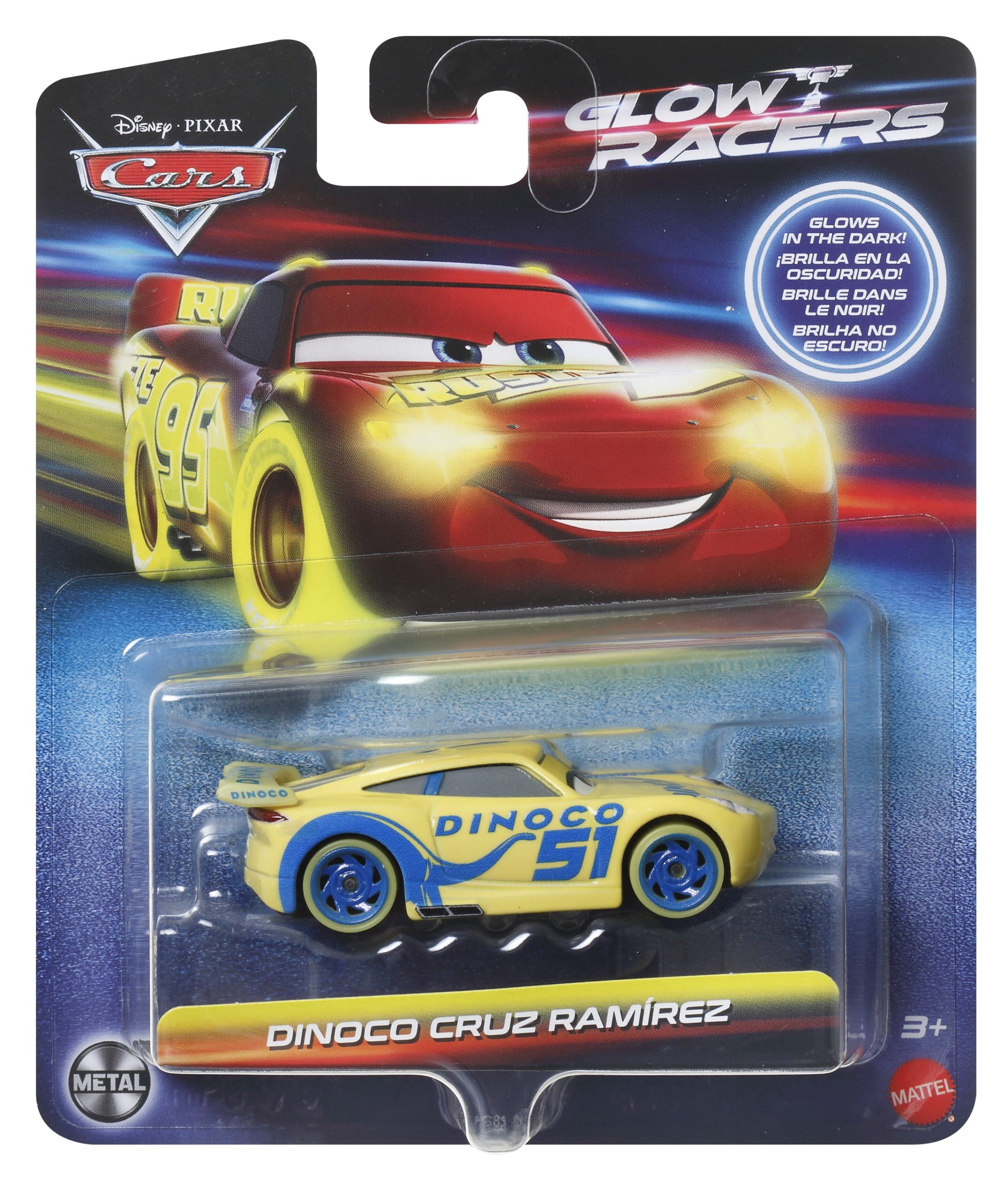 Cars - Automodeliukai šviečiantys tamsoje