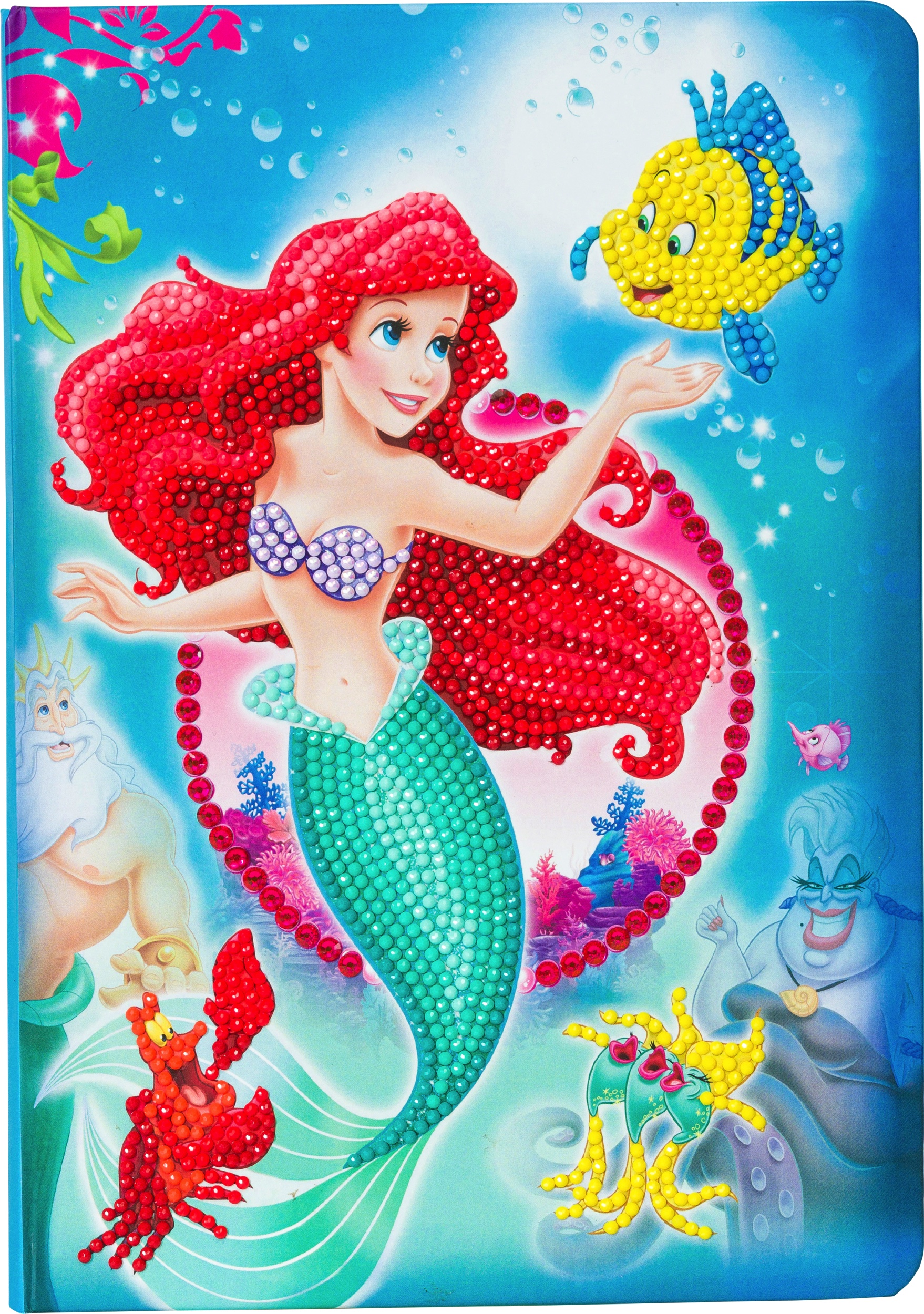 Disney Princess – Crystal Art užrašų knygelė „Mažoji undinėlė“ - Image 2