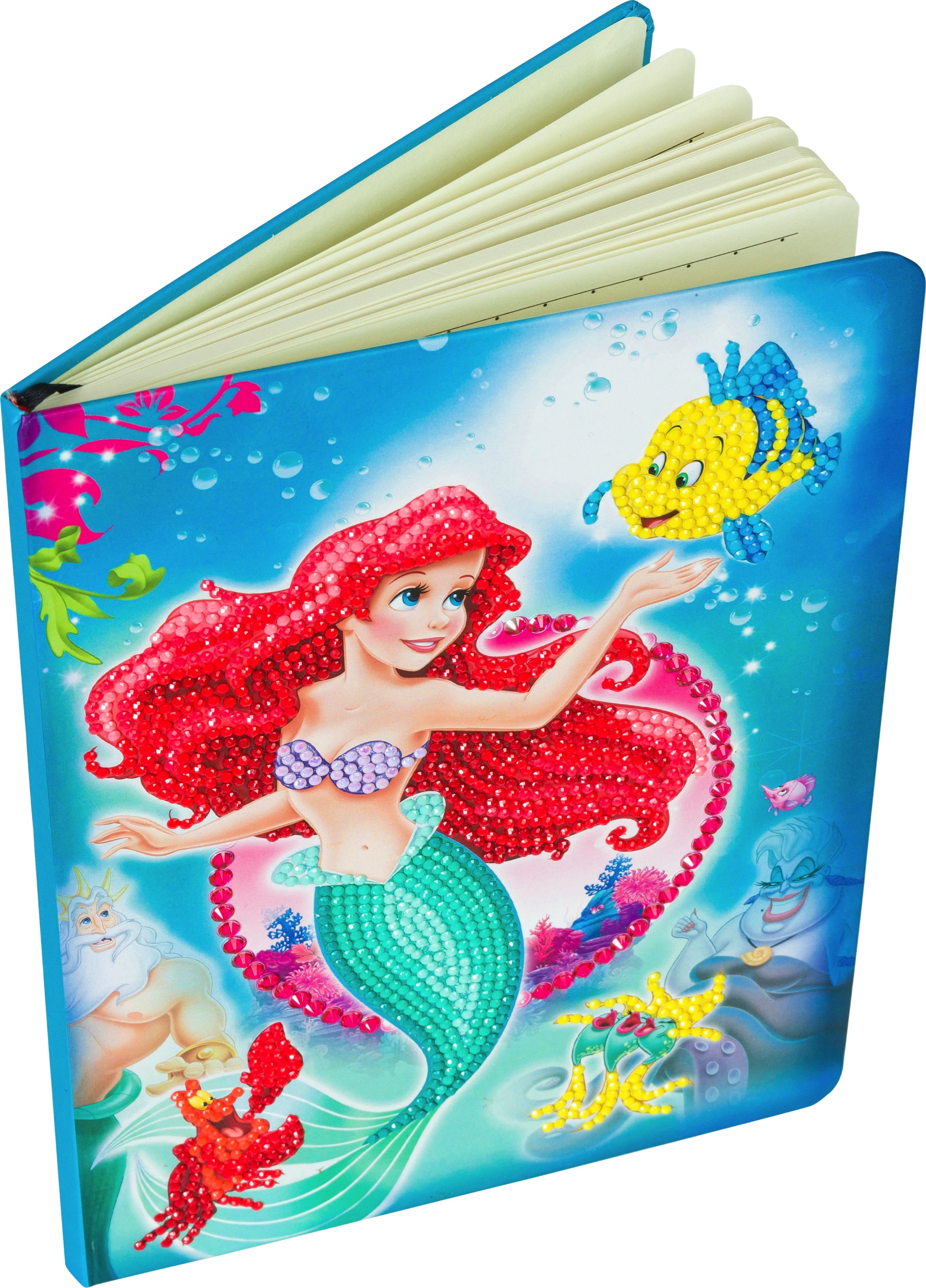 Disney Princess – Crystal Art užrašų knygelė „Mažoji undinėlė“ - Image 3