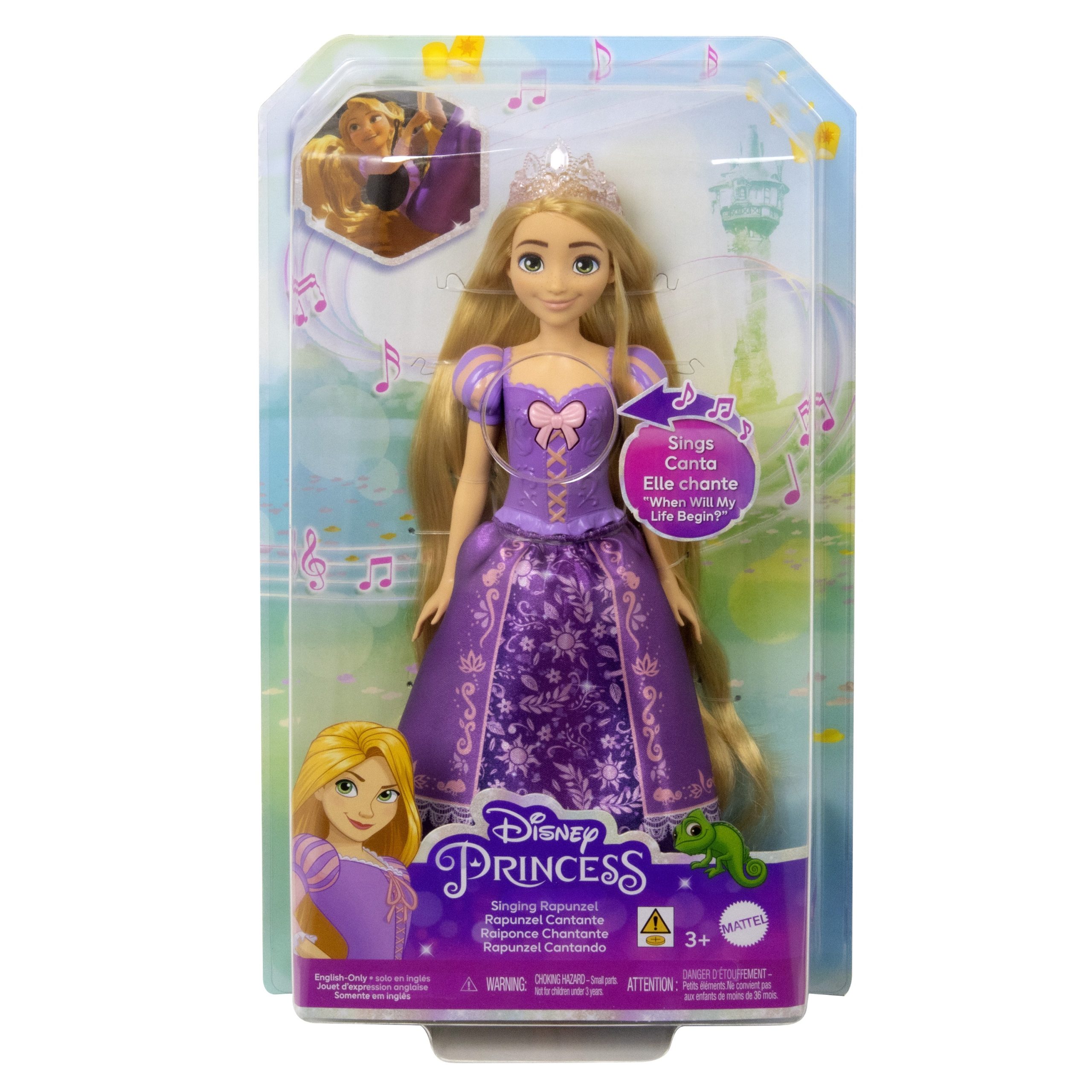 Disney Princess - Dainuojanti lėlė Rapunzel, ENG, HPD41 - Image 6