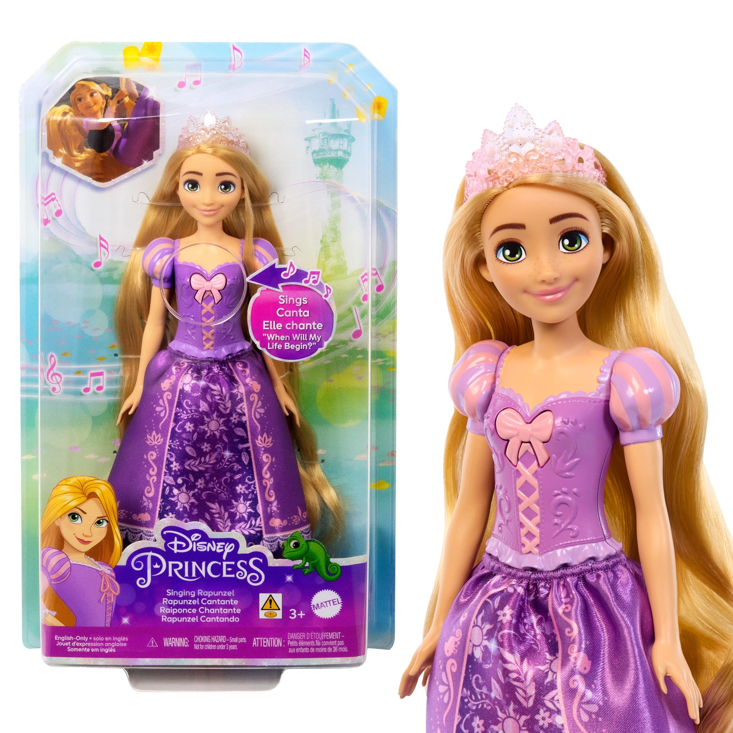 Disney Princess - Dainuojanti lėlė Rapunzel, ENG, HPD41
