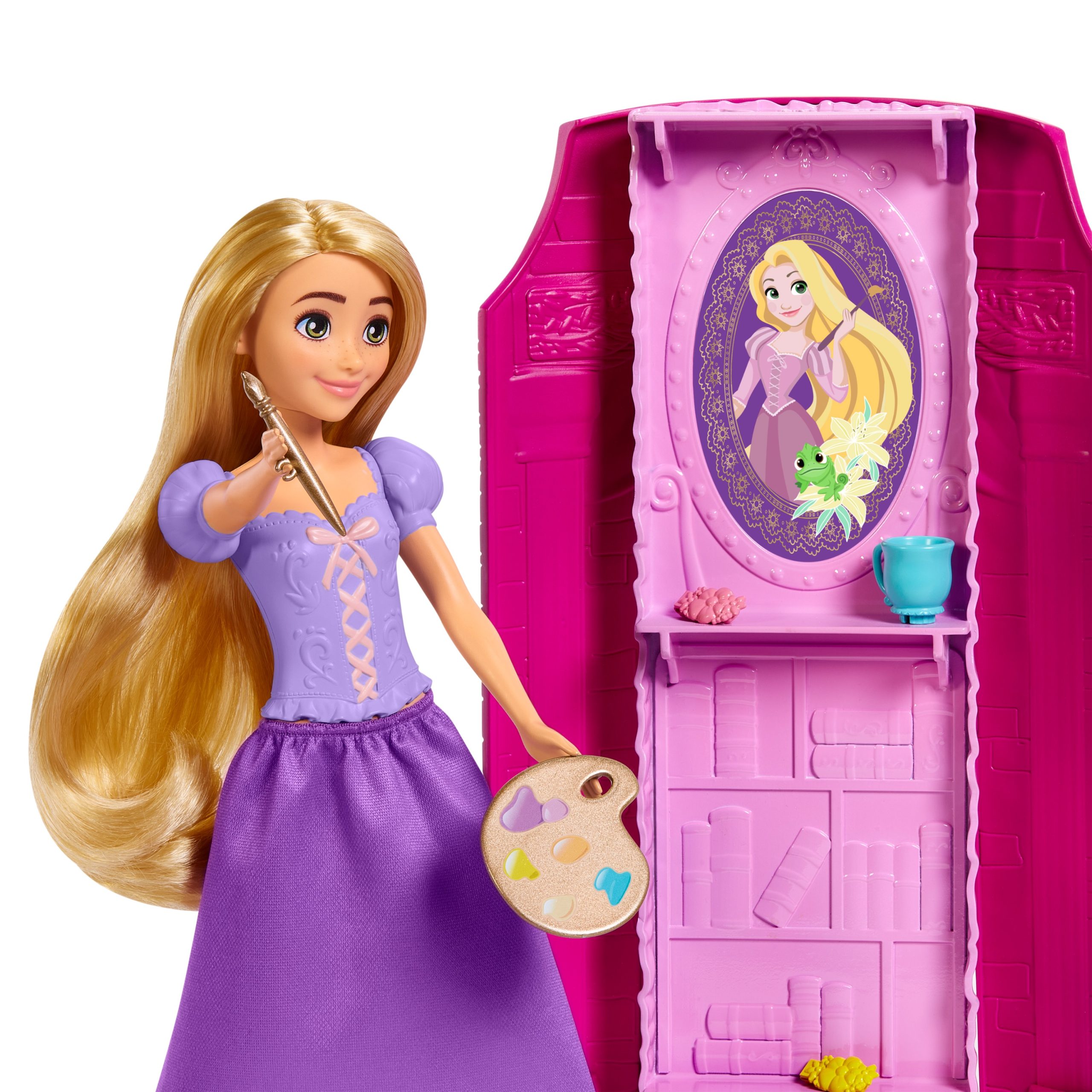 Disney Princess - Lėlės Rapunzel ir bokšto rinkinys, HLW30 - Image 6