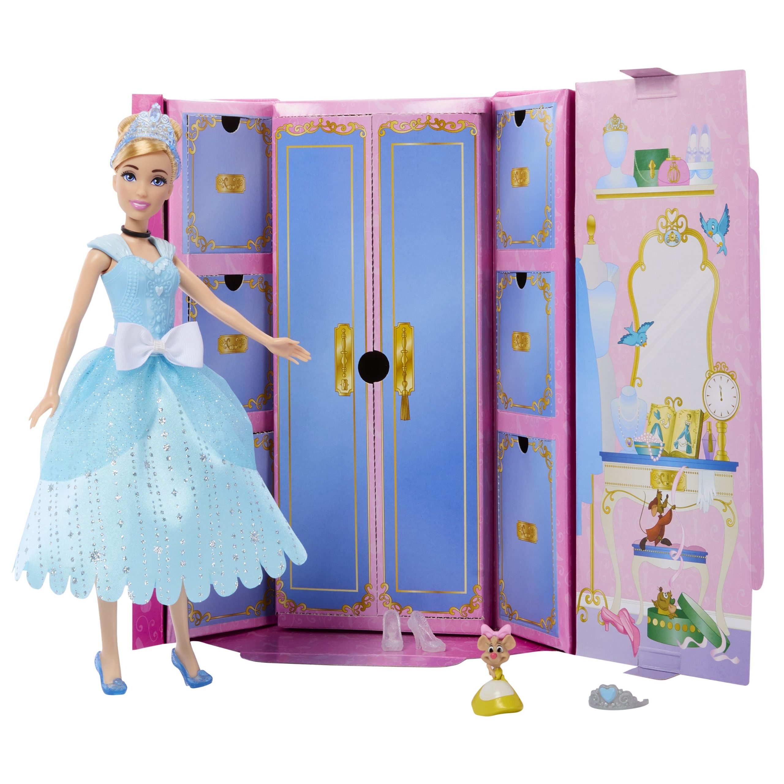 Disney Princess - Lėlės Cinderella siurprizų rinkinys, HMK53 - Image 2
