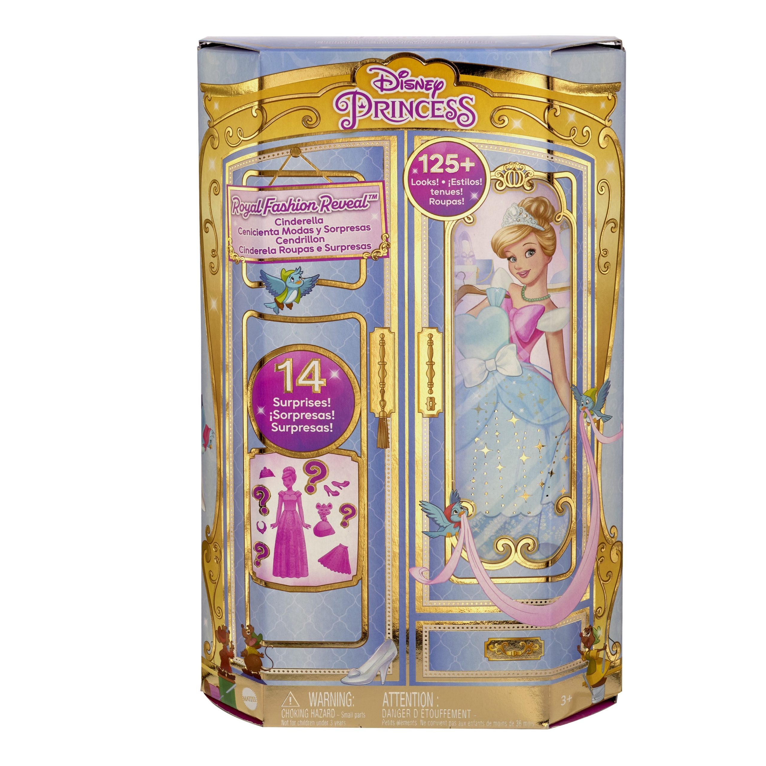 Disney Princess - Lėlės Cinderella siurprizų rinkinys, HMK53 - Image 5