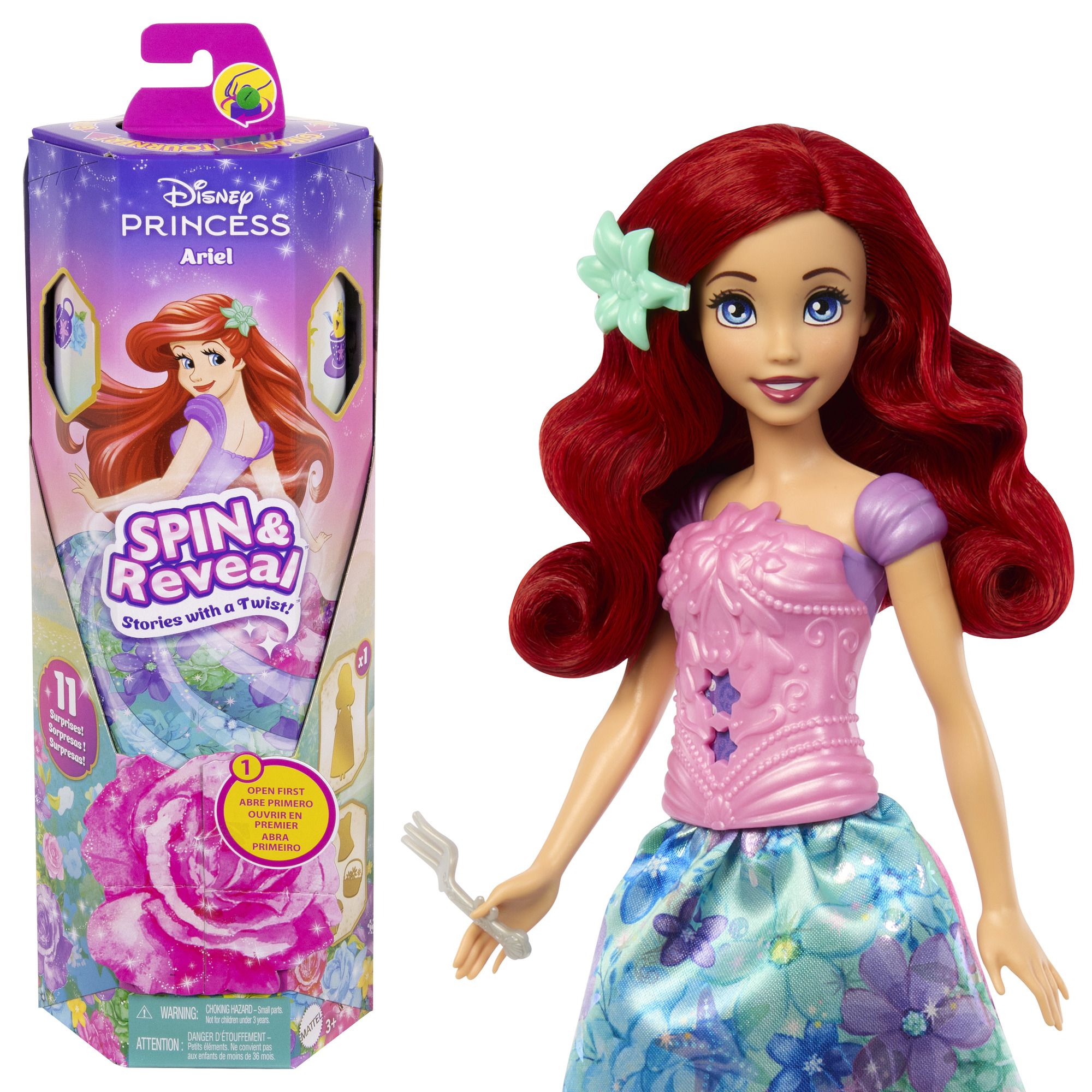 Disney Princess - Spin & Reveal Arielės siurprizų rinkinys