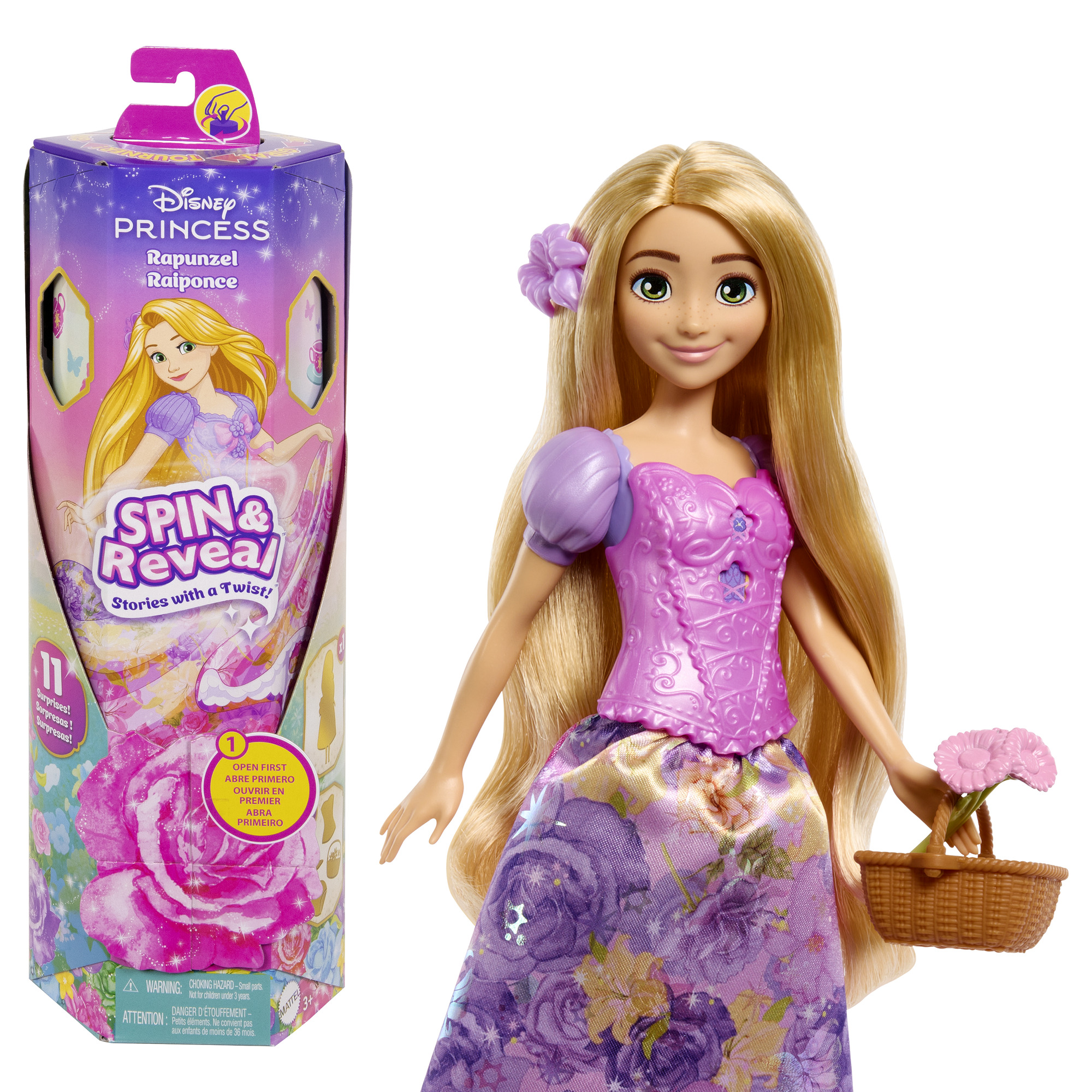 Disney Princess - Spin & Reveal Auksaplaukės siurprizų rinkinys