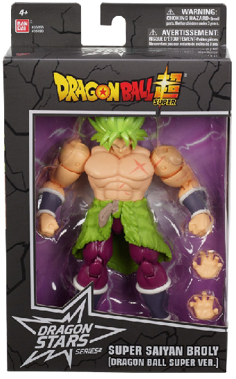 Dragon Ball – Stars Poseable figūrėlė su priedais Super Saiyan Broly - 16 cm