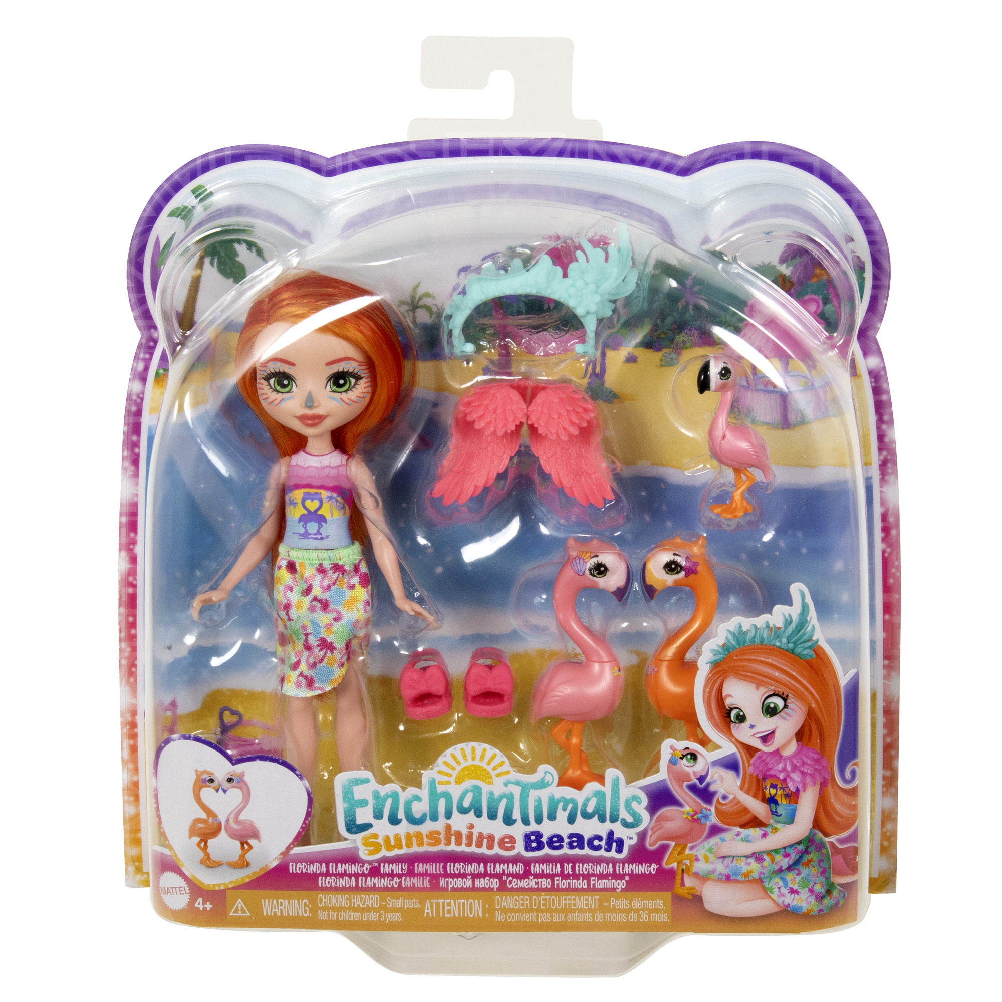 Enchantimals - Herojų flamingų šeima, HRX85 - Image 6