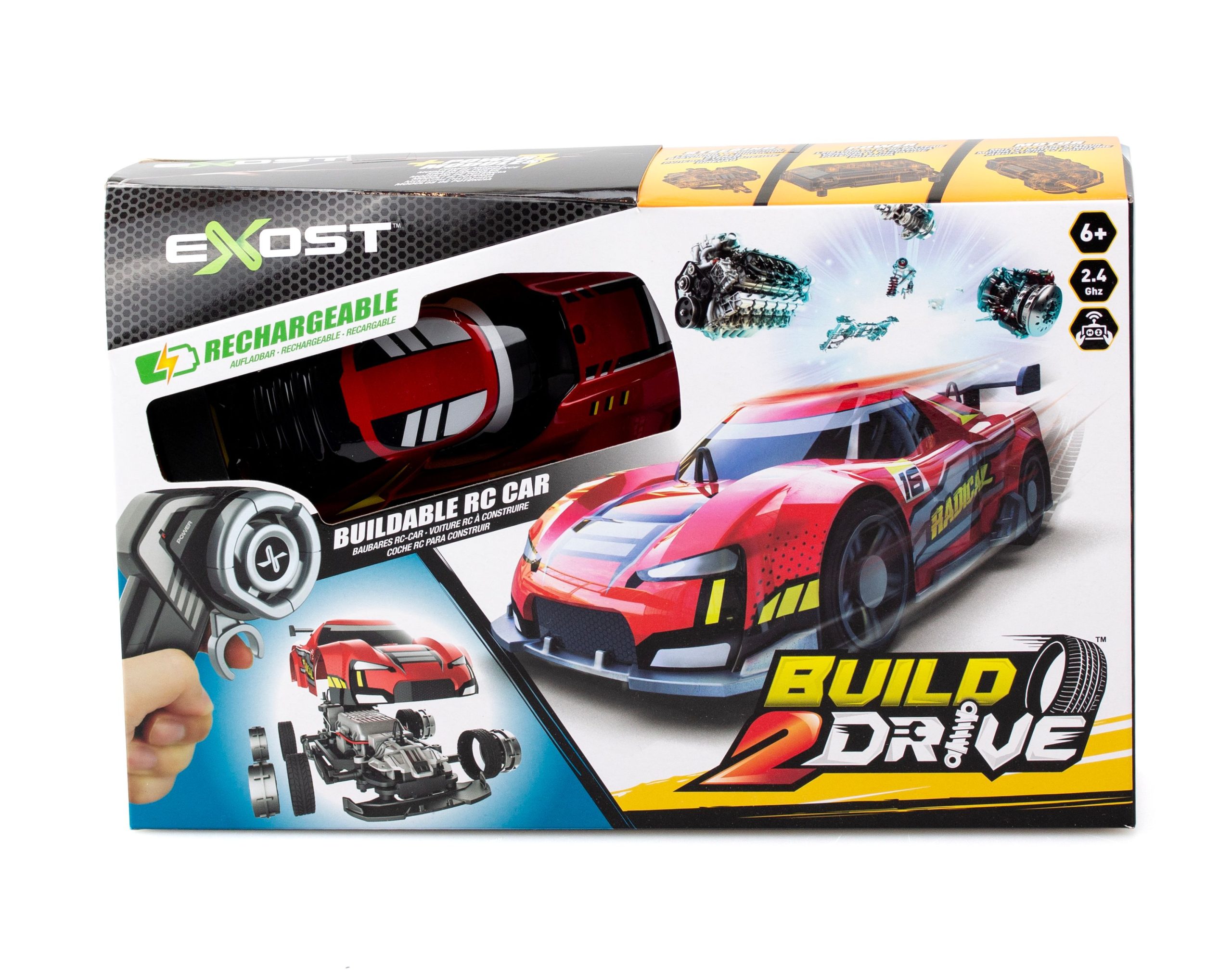 Silverlit – Exost RC automobilis „Build 2 Drive“ - 15 cm