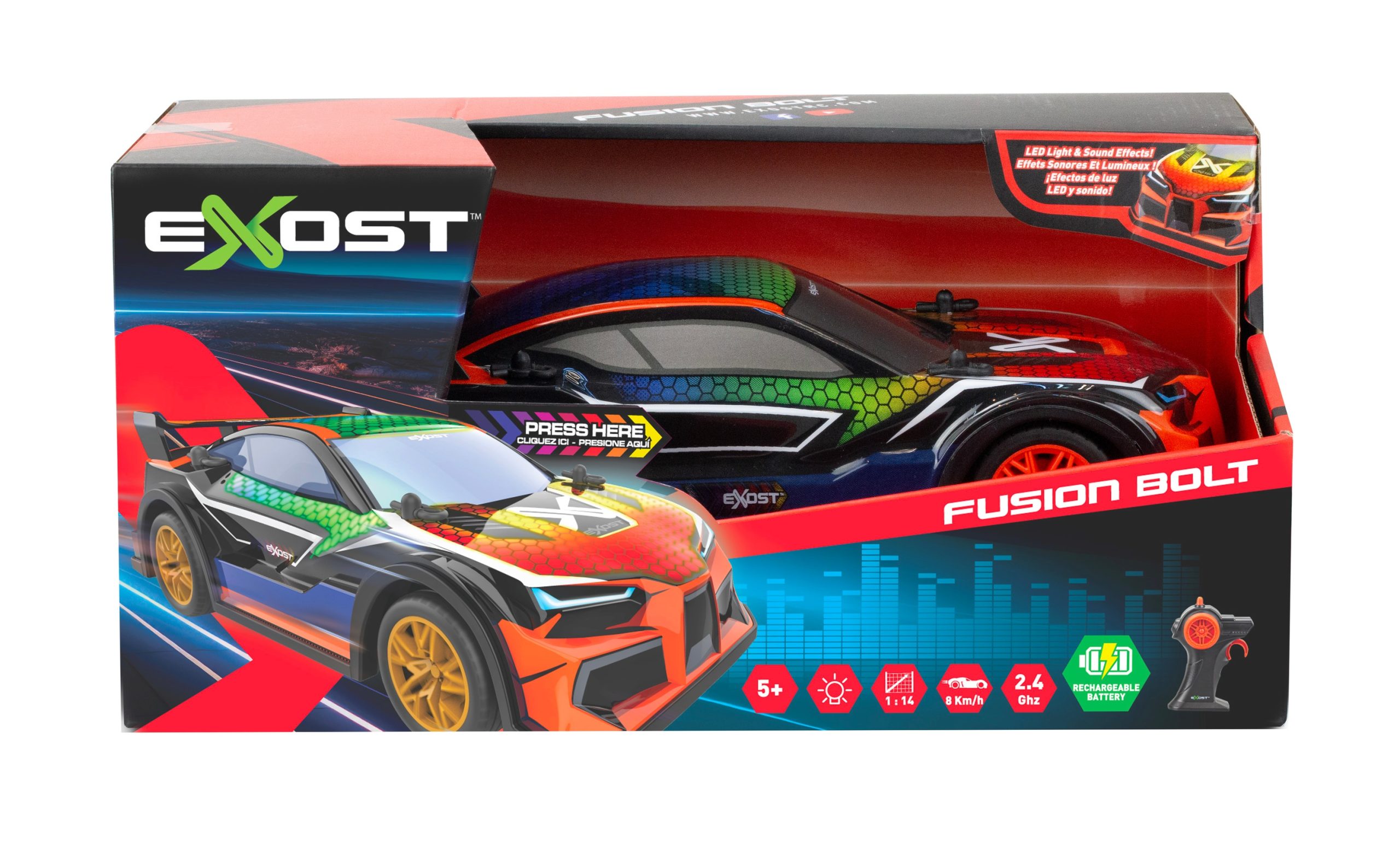 Silverlit – Exost RC automobilis „Fusion Bolt“, 1:14