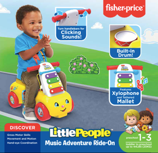 Fisher-Price – Mašinėlė-paspirtukas „Muzikiniai nuotykiai“ - Image 10