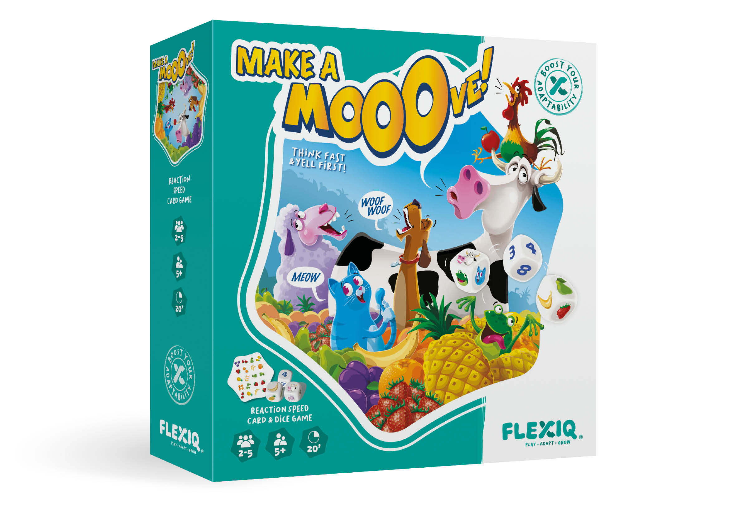 Flexiq – Stalo žaidimas „Make A Mooove“