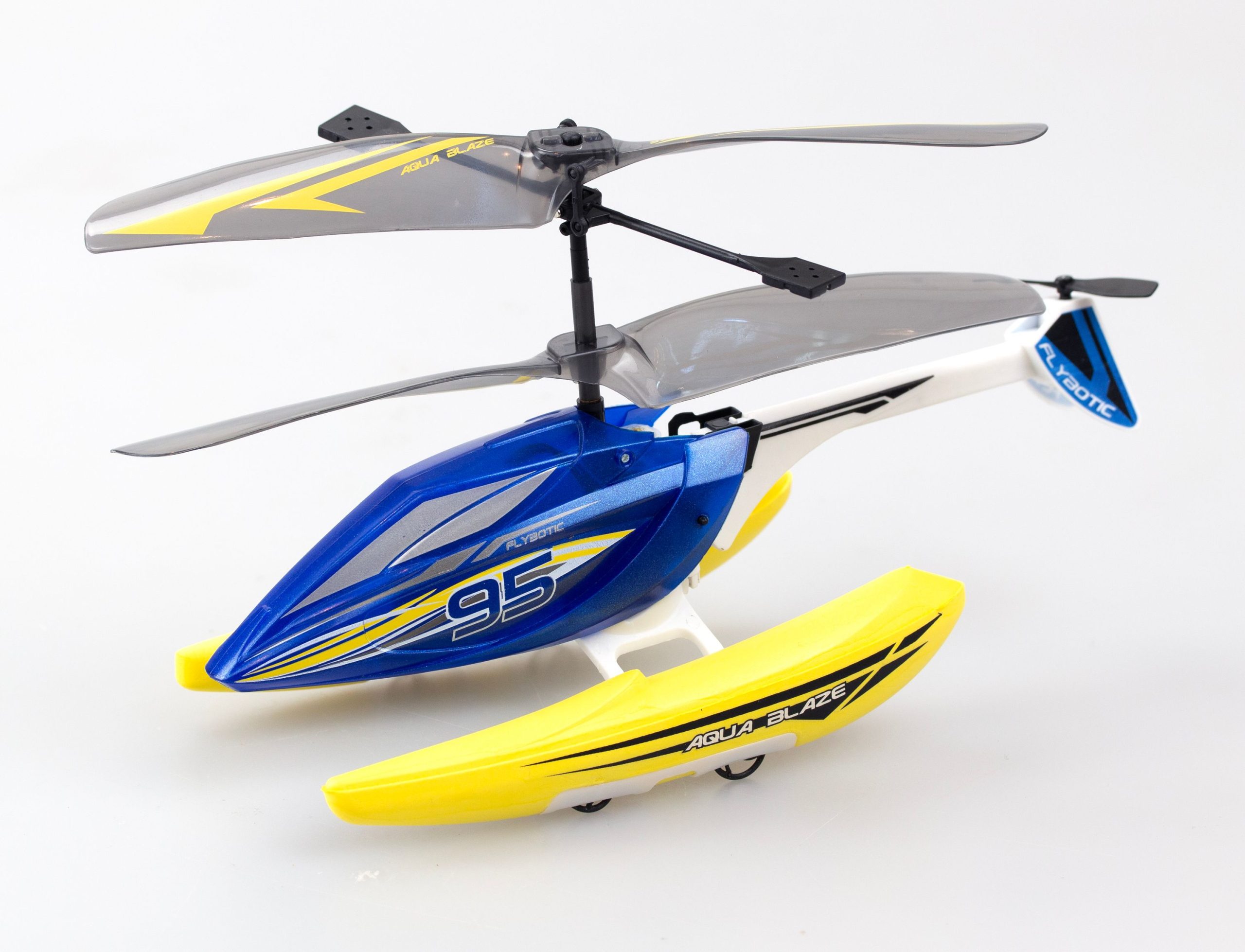 Silverlit – Flybotic radijo bangomis valdomas sraigtasparnis „Aqua Blaze“ - 22 cm - Image 2