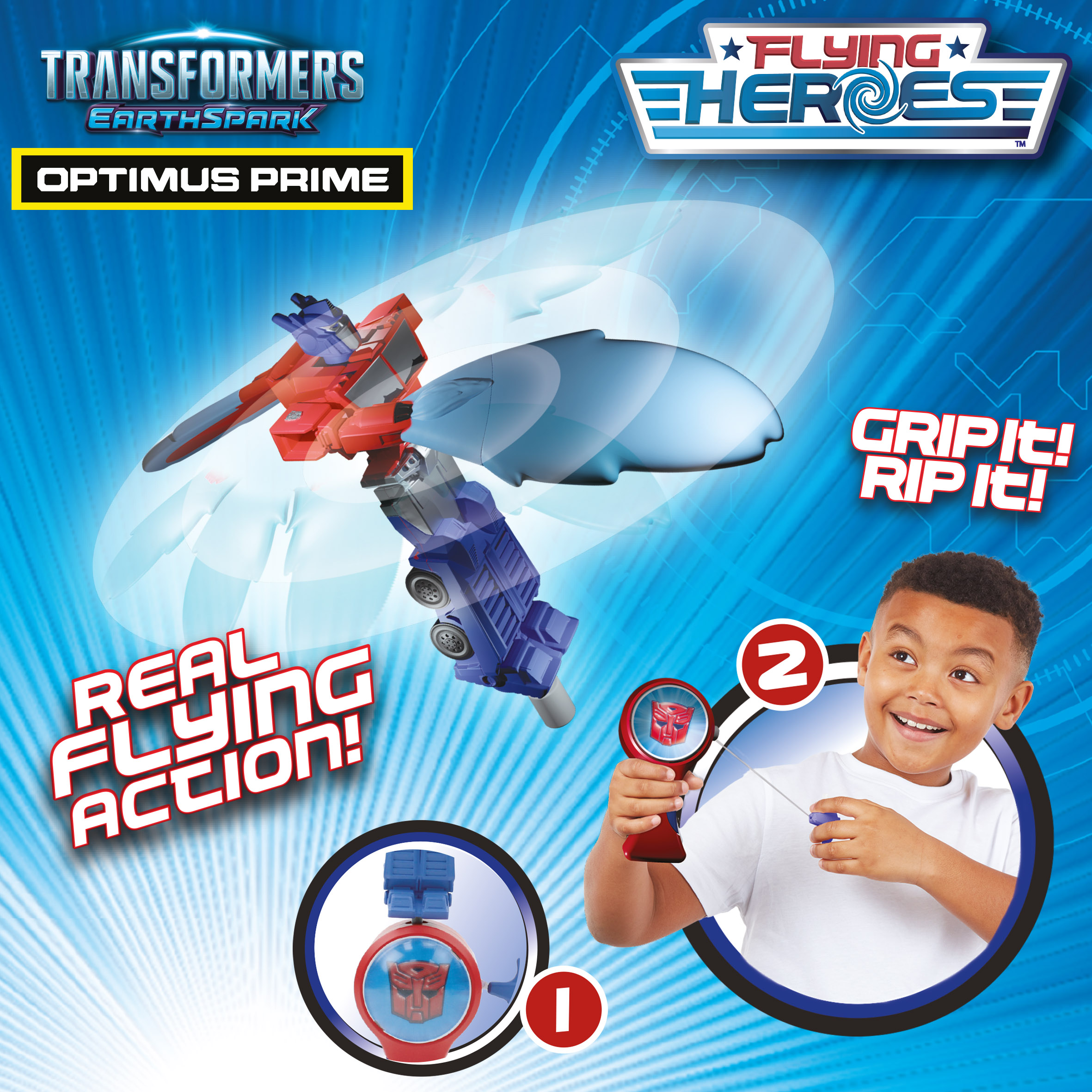 Transformers - Optimus Prime skraidanti figūrėlė, Flying Heroes - Image 5