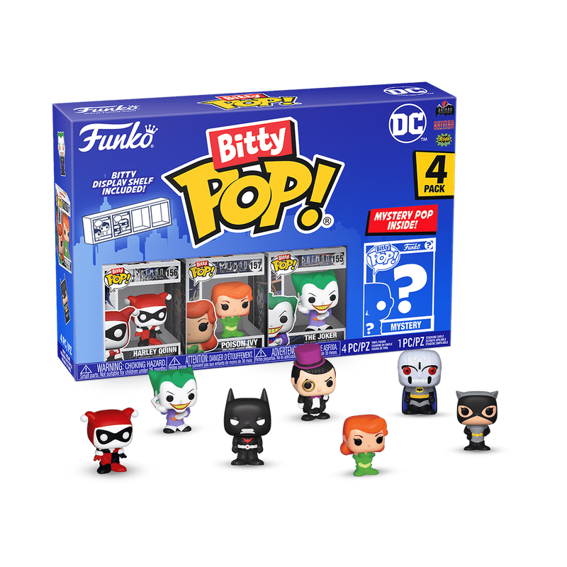 Batman - Figūrėlių rinkinys DC, Funko Bitty Pop - Image 2
