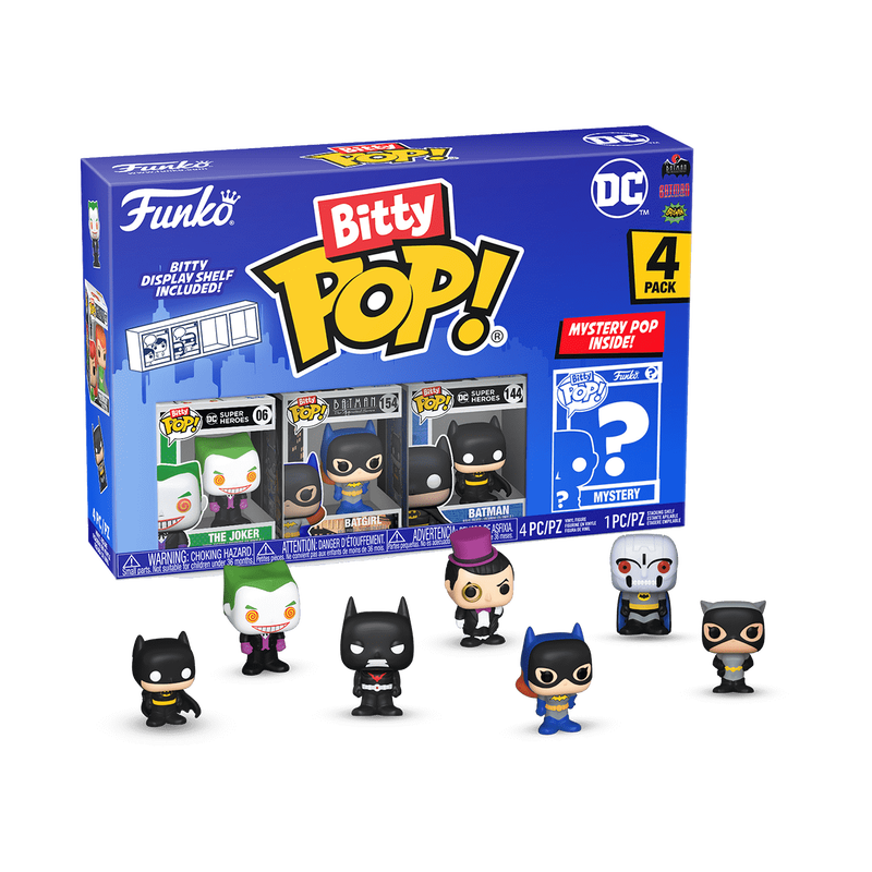Batman - Figūrėlių rinkinys DC, Funko Bitty Pop - Image 3