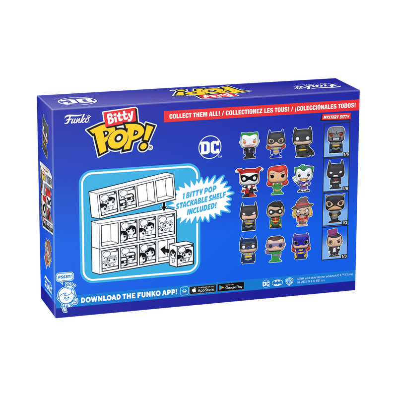 Batman - Figūrėlių rinkinys DC, Funko Bitty Pop - Image 5