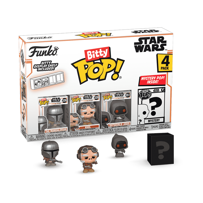 Star Wars - Figūrėlių rinkinys The Mandalorian, Funko Bitty Pop - Image 2