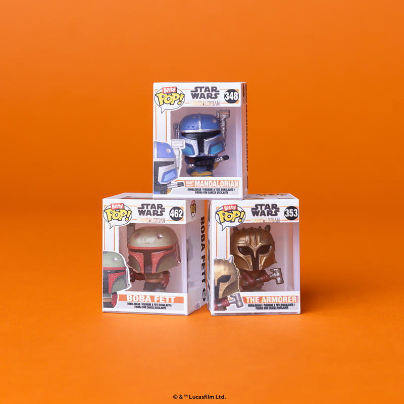 Star Wars - Figūrėlių rinkinys The Mandalorian, Funko Bitty Pop - Image 11