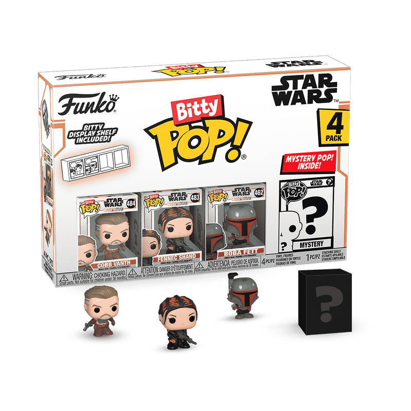 Star Wars - Figūrėlių rinkinys The Mandalorian, Funko Bitty Pop - Image 3