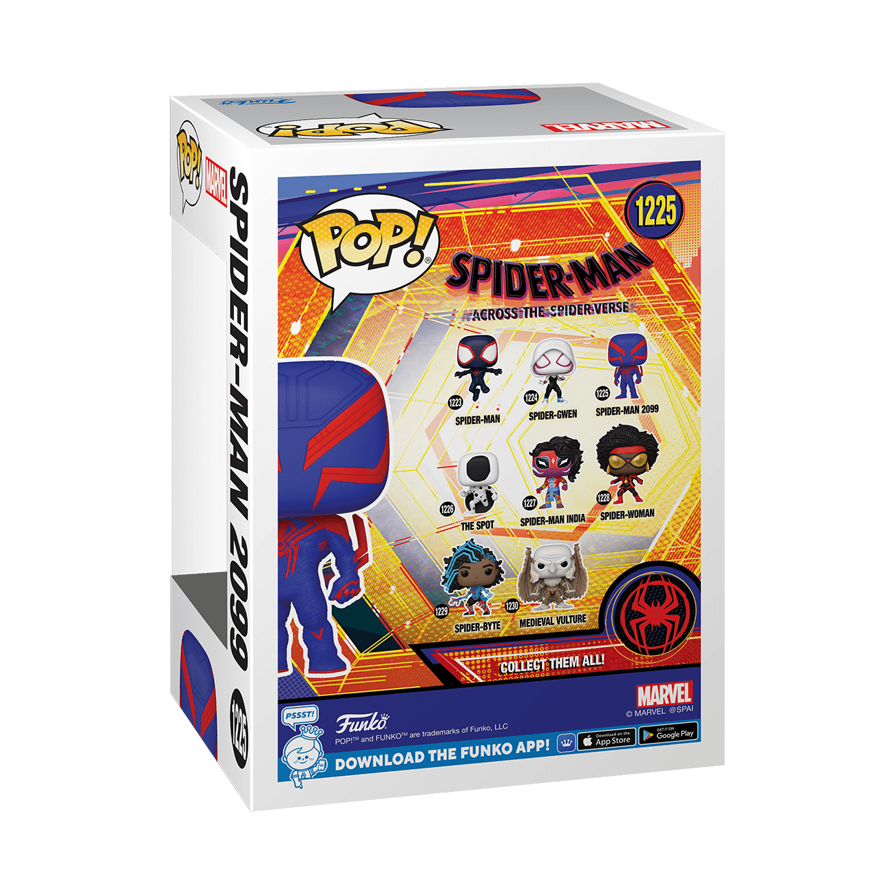 Spider-Man – Vinilinė figūrėlė Spider-Man 2099, Funko Pop - 9.5 cm - Image 3