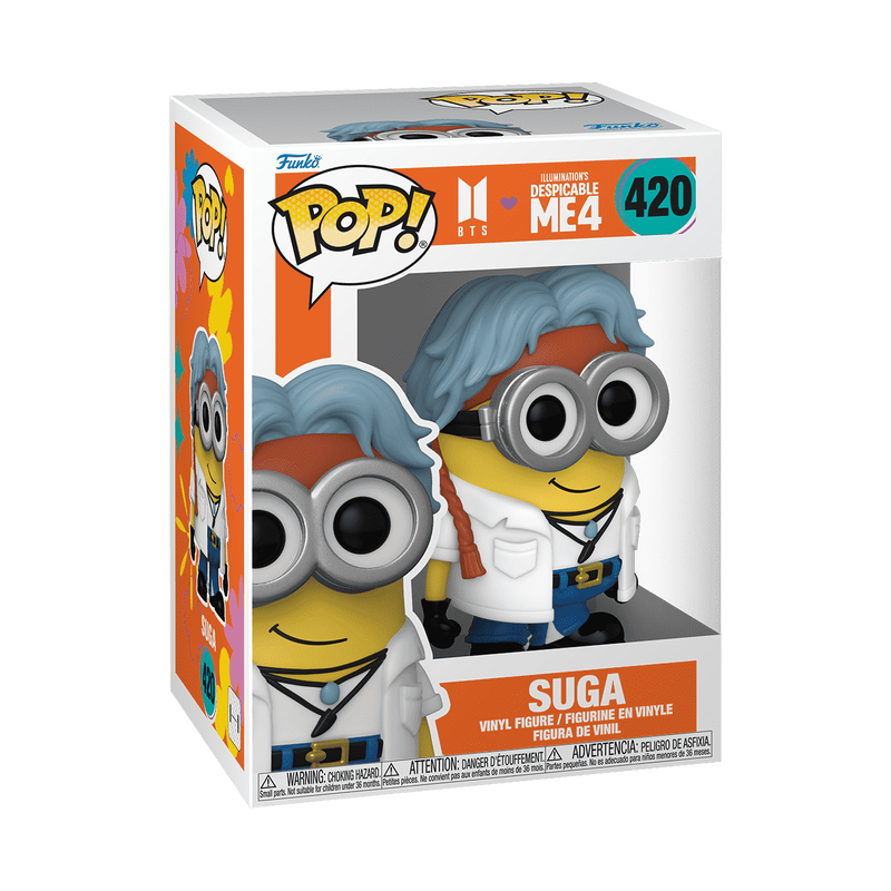 Minions – Vinilinė figūrėlė BTS Suga, Funko Pop