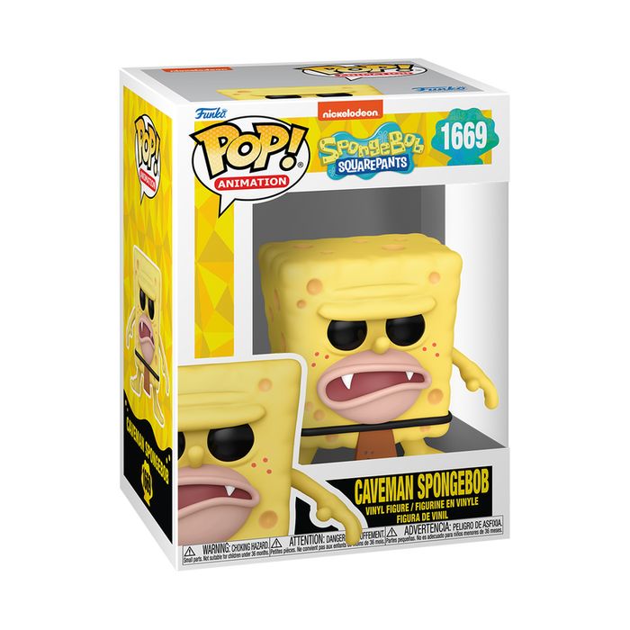 SpongeBob SquarePants – Vinilinė figūrėlė Caveman SpongeBob, Funko Pop