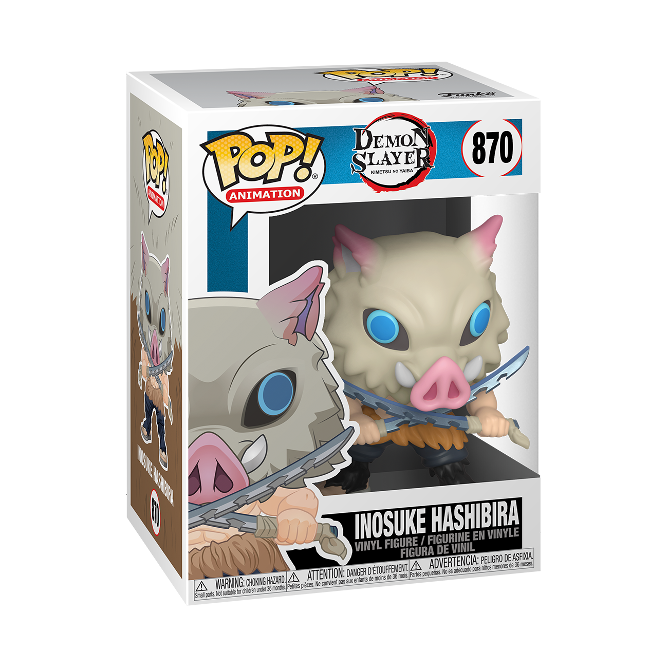 Demon Slayer – Vinilinė figūrėlė Inosuke Hashibira, Funko Pop - 10 cm