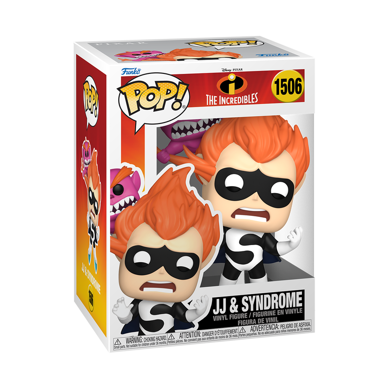 Incredibles - Vinilinė figūrėlė JJ & Syndrome, Funko Pop