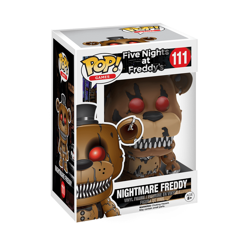 Five Nights At Freddy´s – Vinilinė figūrėlė Nightmare Freddy, Funko Pop