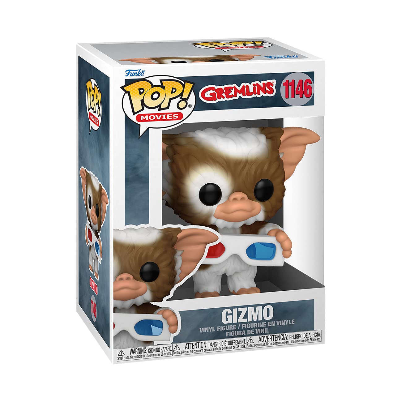 Gremlins - Vinilinė figūrėlė Gizmo with 3D Glasses, Funko Pop