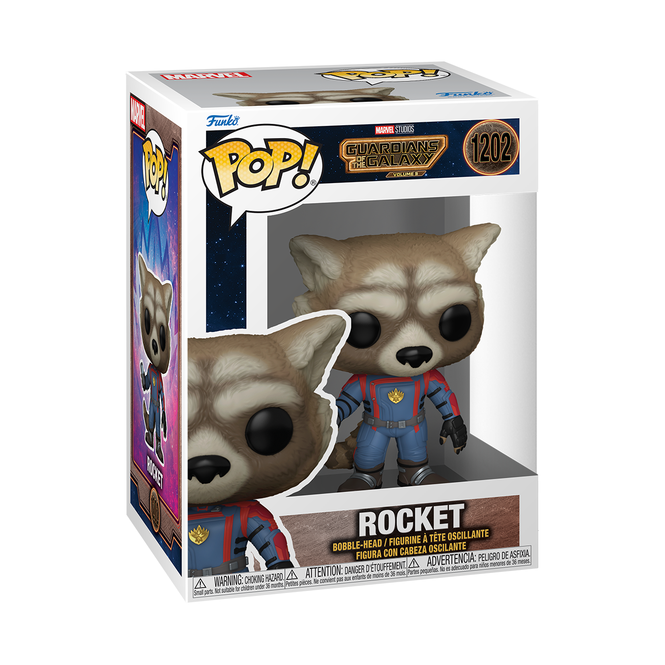 Guardians of the Galaxy – Vinilinė figūrėlė Rocket, Funko Pop - 9 cm