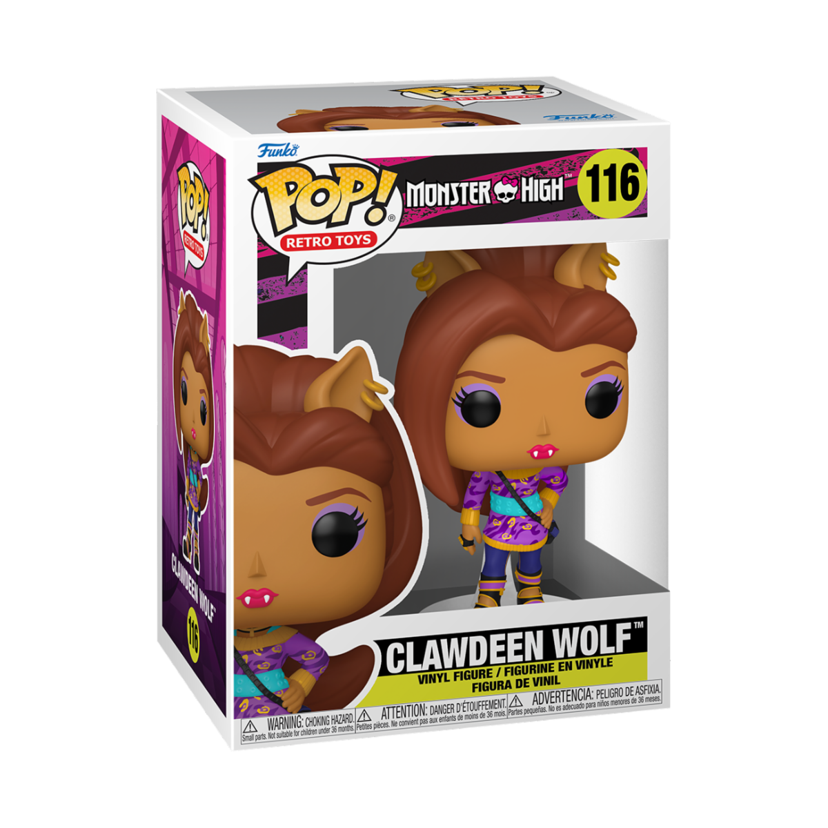 Monster High - Vinilinė figūrėlė Clawdeen Wolf, Funko Pop