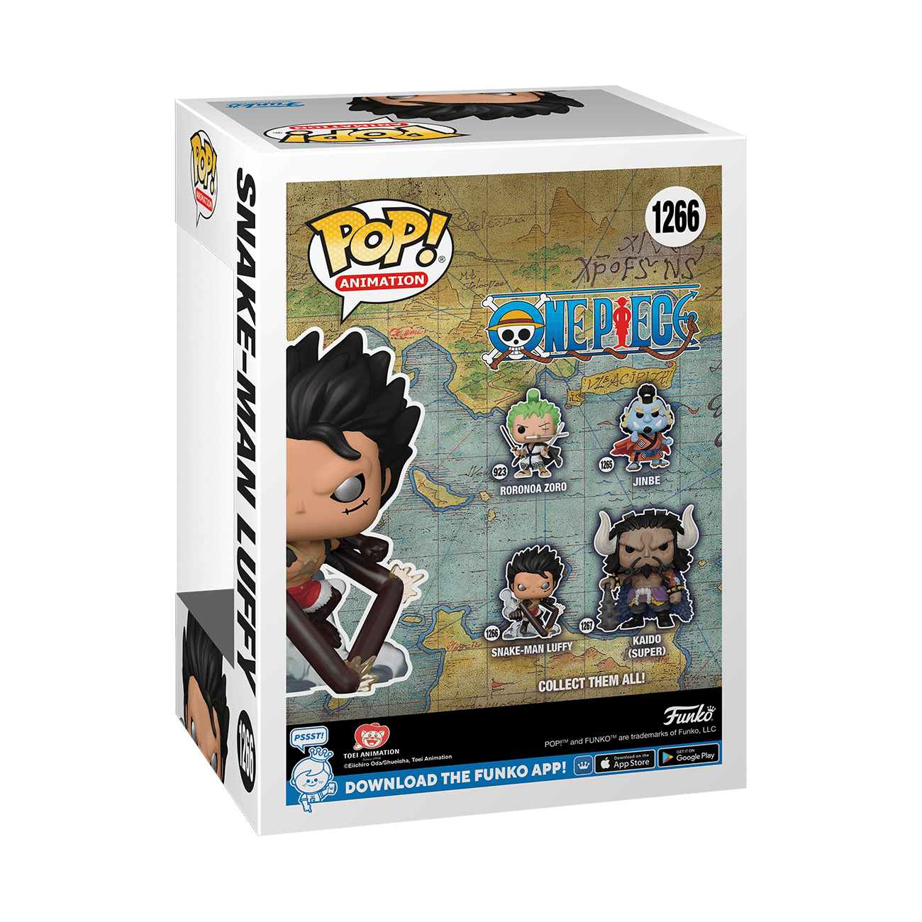 One Piece – Vinilinė figūrėlė Snake-Man Luffy, Funko Pop - 13 cm - Image 2