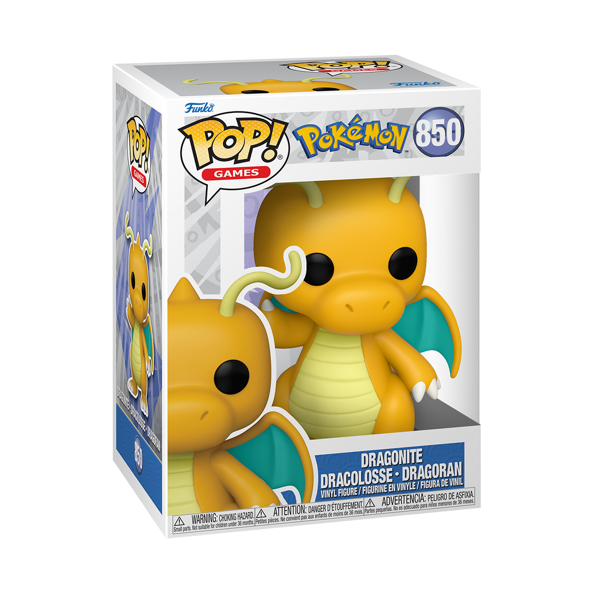 Pokemon - Vinilinė figūrėlė Dragonite, Funko Pop