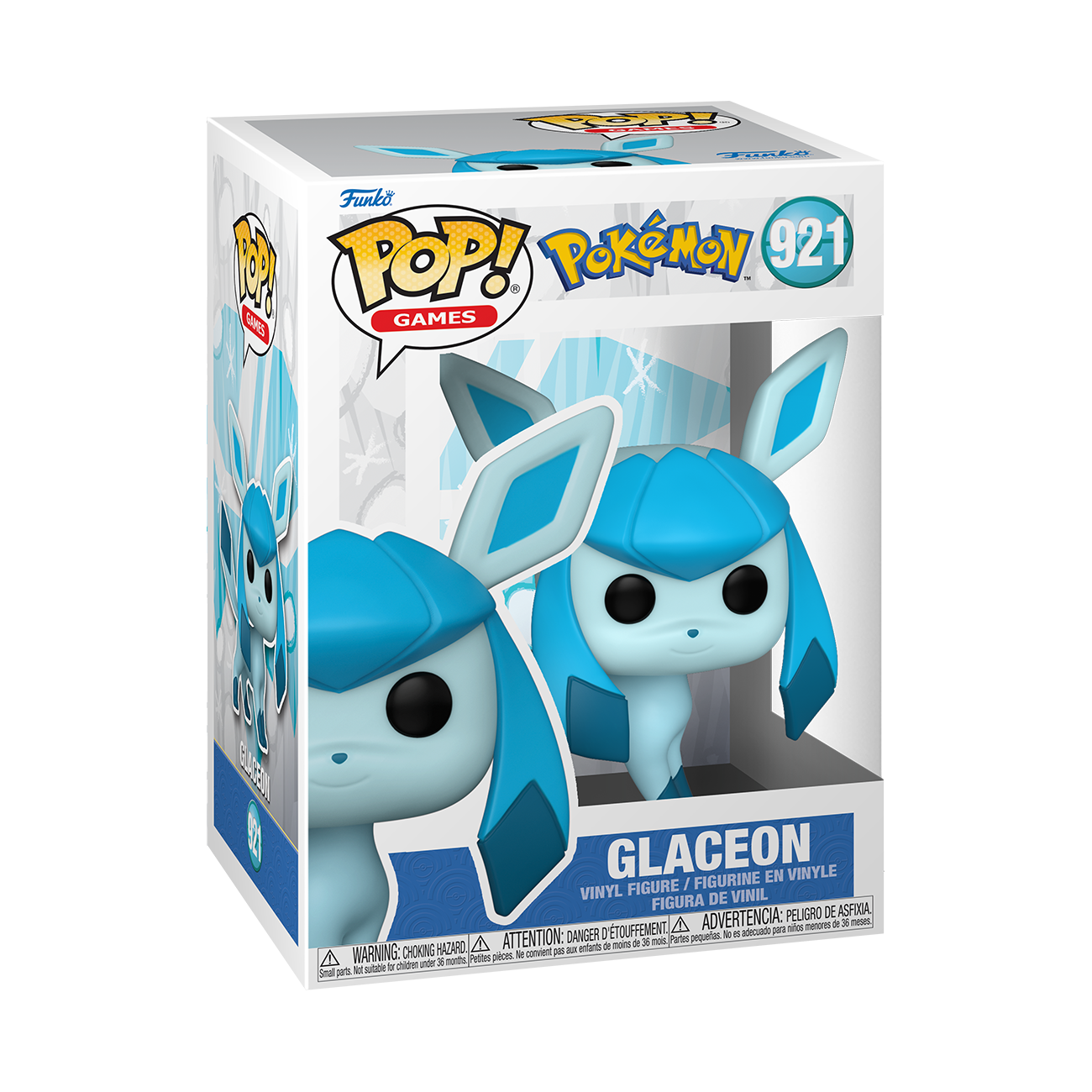 Pokemon - Vinilinė figūrėlė Glaceon, Funko Pop - 11.3 cm