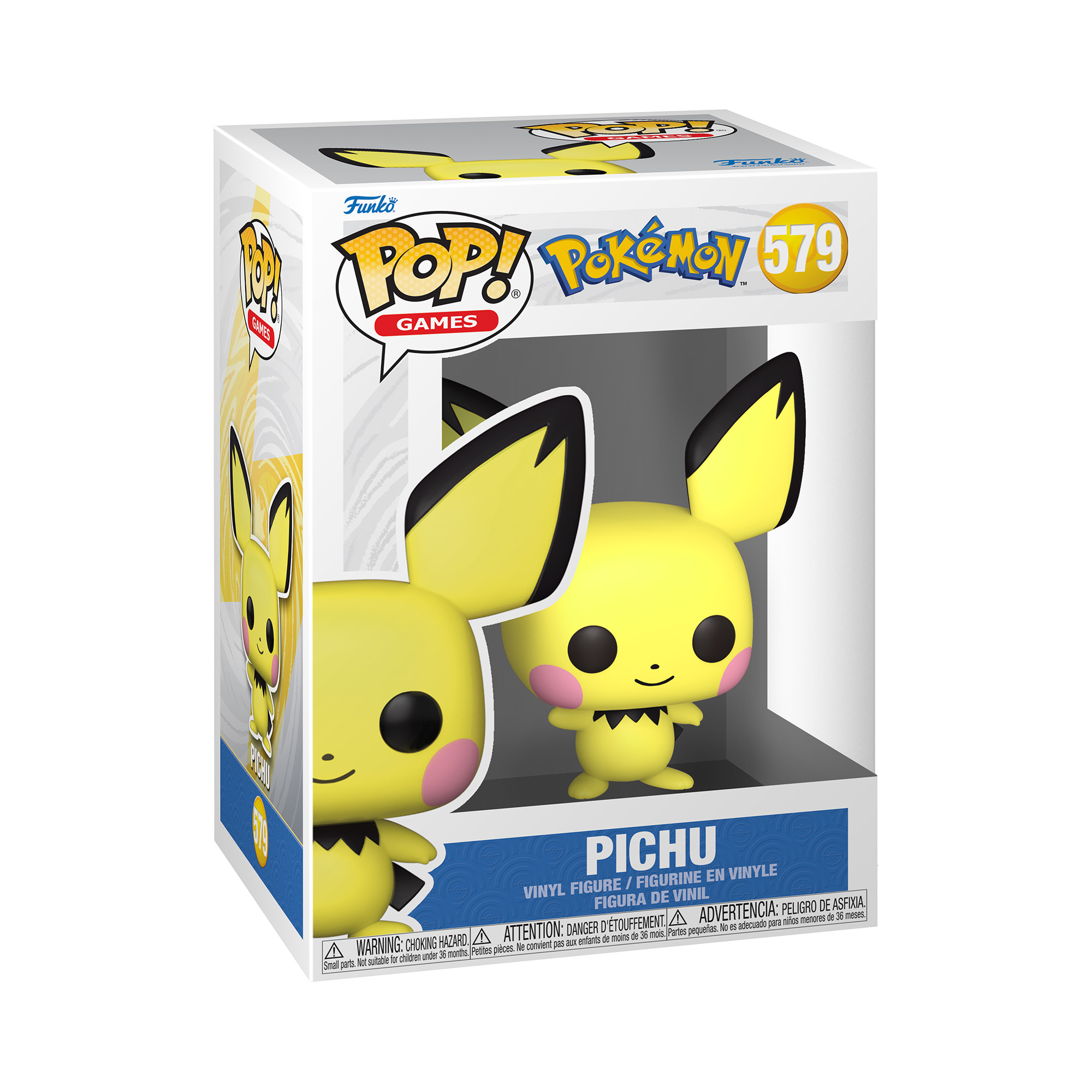 Pokemon – Vinilinė figūrėlė Pichu, Funko Pop - 9 cm