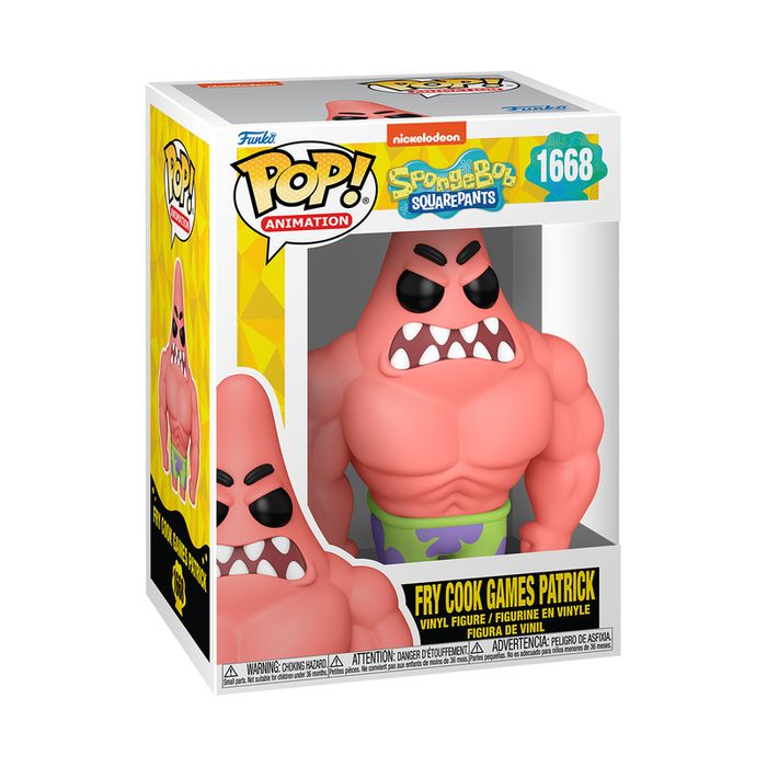SpongeBob SquarePants – Vinilinė figūrėlė Patrick with Muscles, Funko Pop