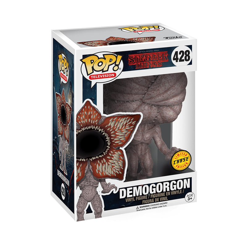 Stranger Things - Vinilinė figūrėlė Demogorgon w/ Chase, Funko Pop - Image 3