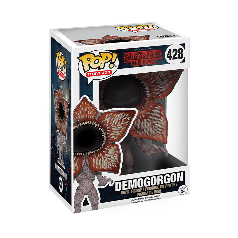 Stranger Things - Vinilinė figūrėlė Demogorgon w/ Chase, Funko Pop