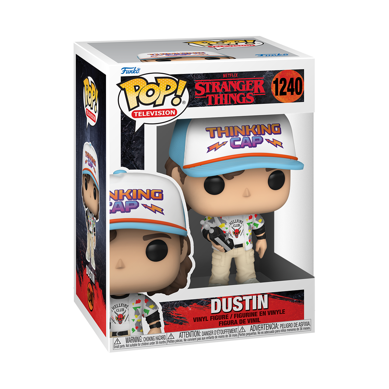Stranger Things - Vinilinė figūrėlė Dustin, Funko Pop - 10 cm