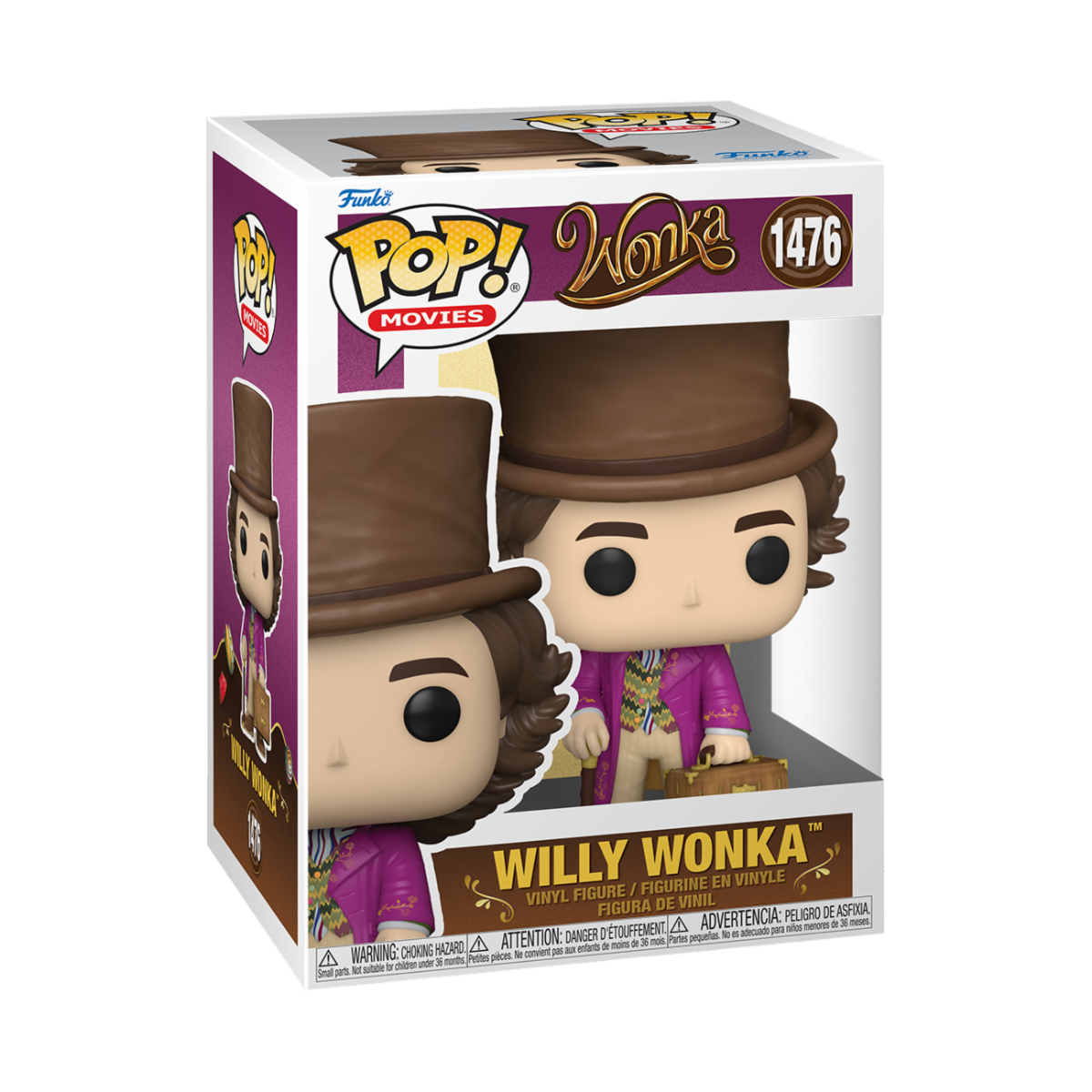 Wonka - Vinilinė figūrėlė Willy Wonka, Funko Pop