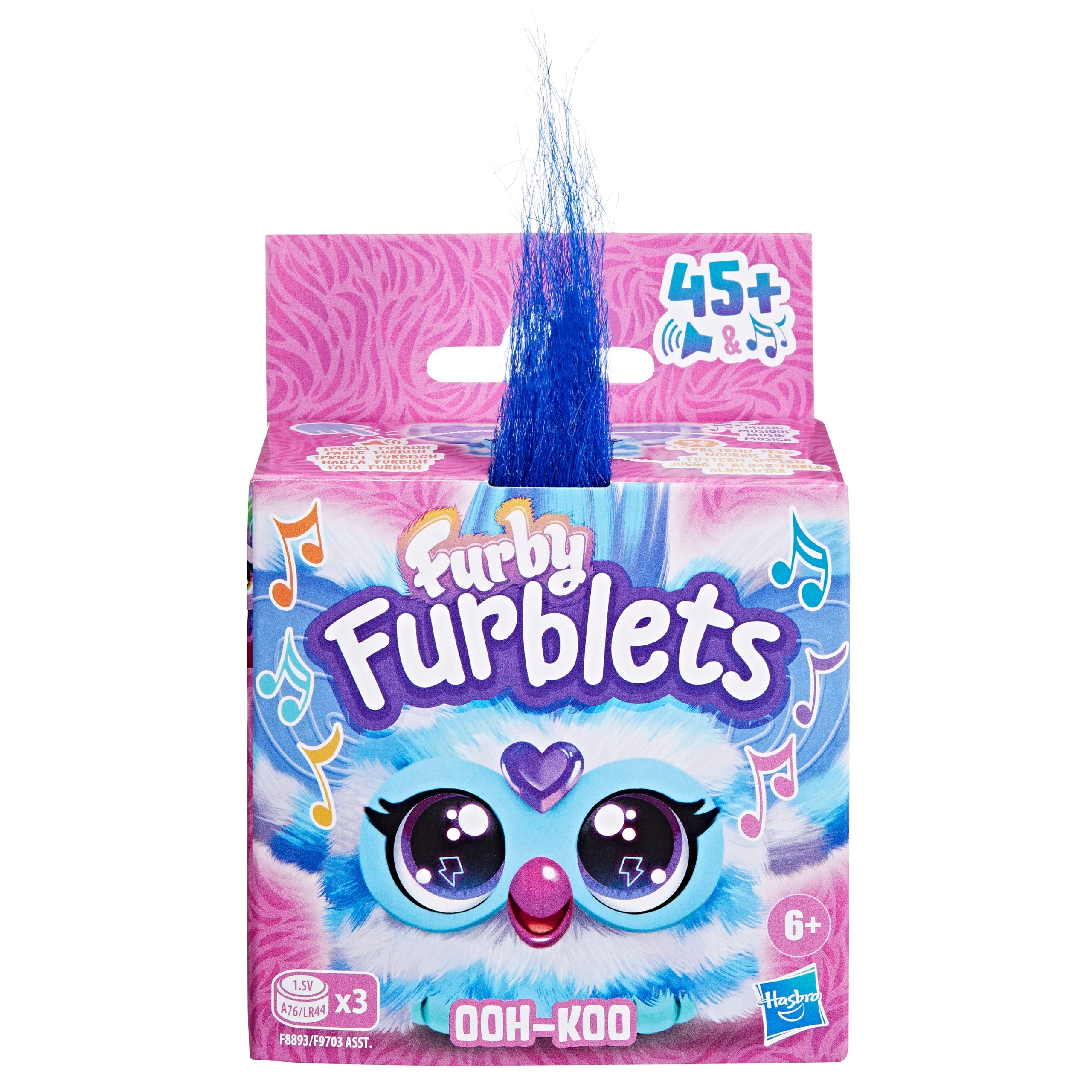 Furby - Interaktyvus pliušinis gyvūnėlis Furblets - 5 cm