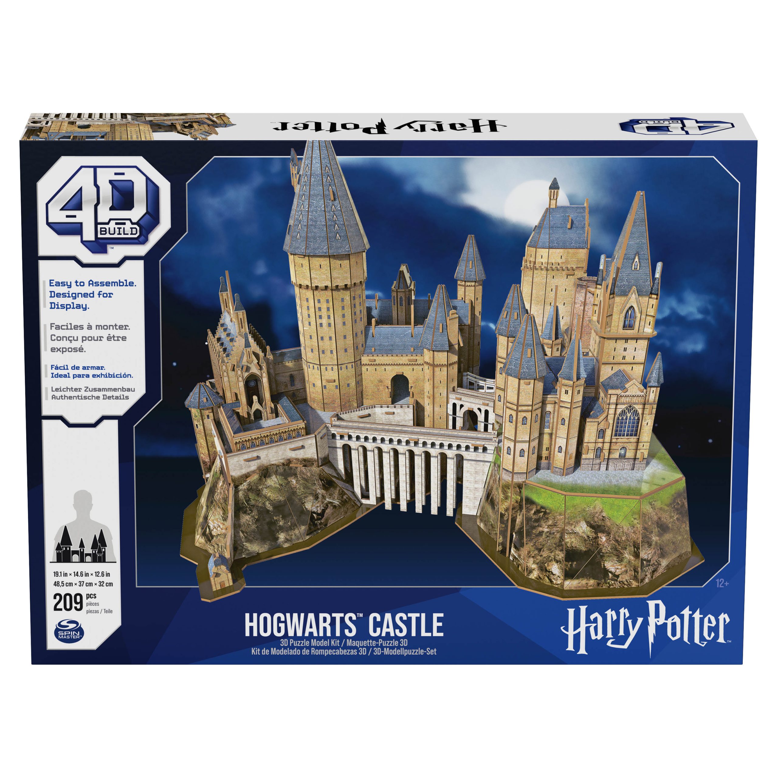 Harry Potter – 4D dėlionė Hogvartso pilis